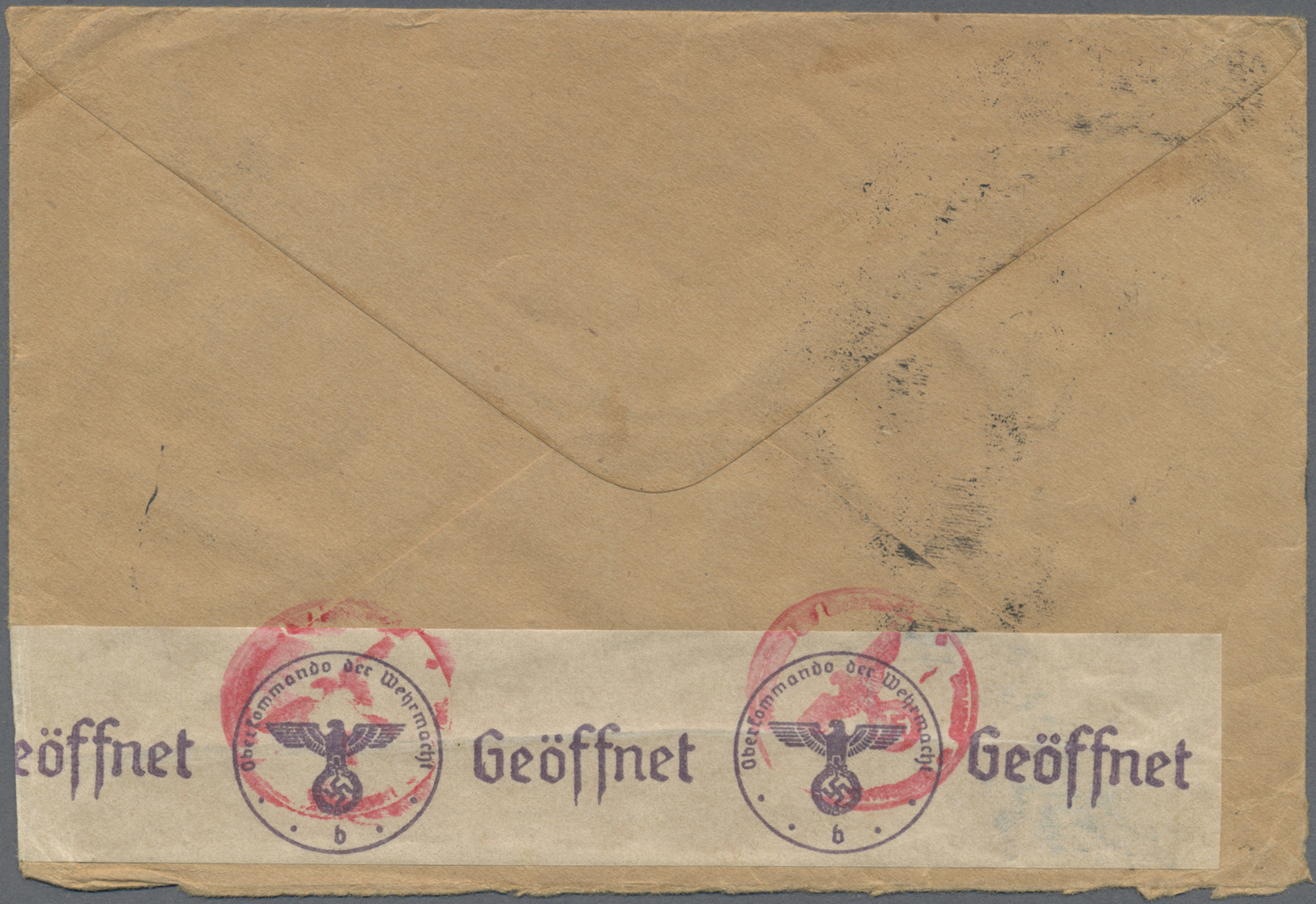 Br Mandschuko (Manchuko): 1940. Censored Envelope Written From The Catholic Mission At Kiamusze Addressed To Germany Bea - 1932-45 Mandchourie (Mandchoukouo)