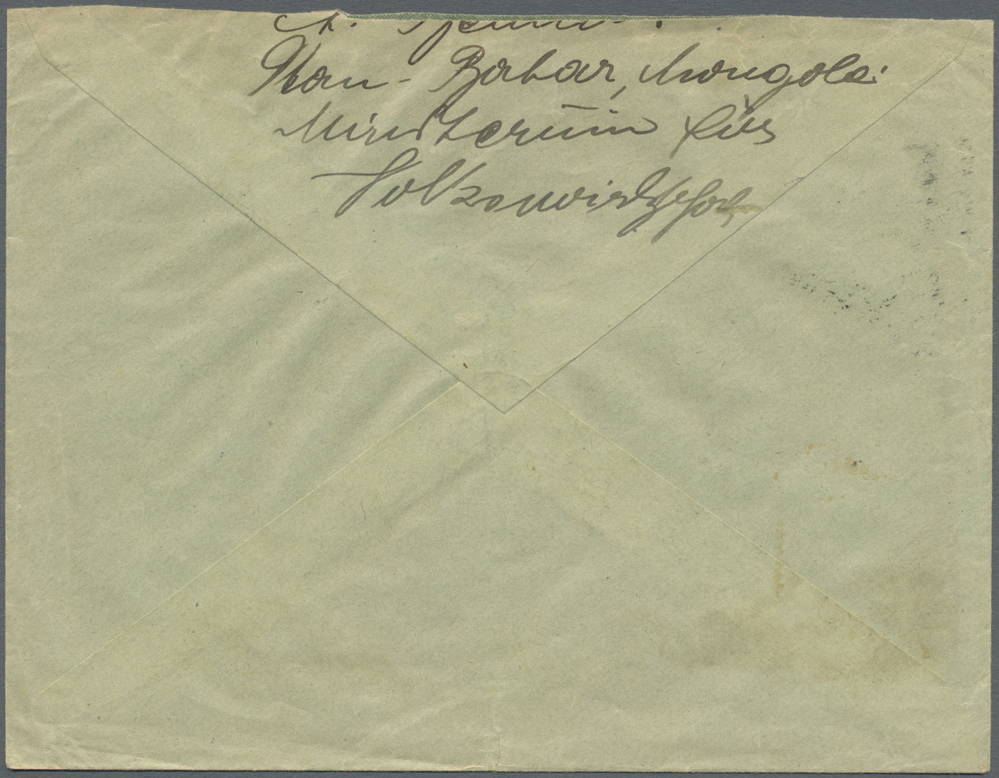 Br Mongolei: 1927-28: Three Covers Of A Correspondence From Urga (Ulan Bator) To Dresden, Germany Via Russia, One Cover - Mongolie