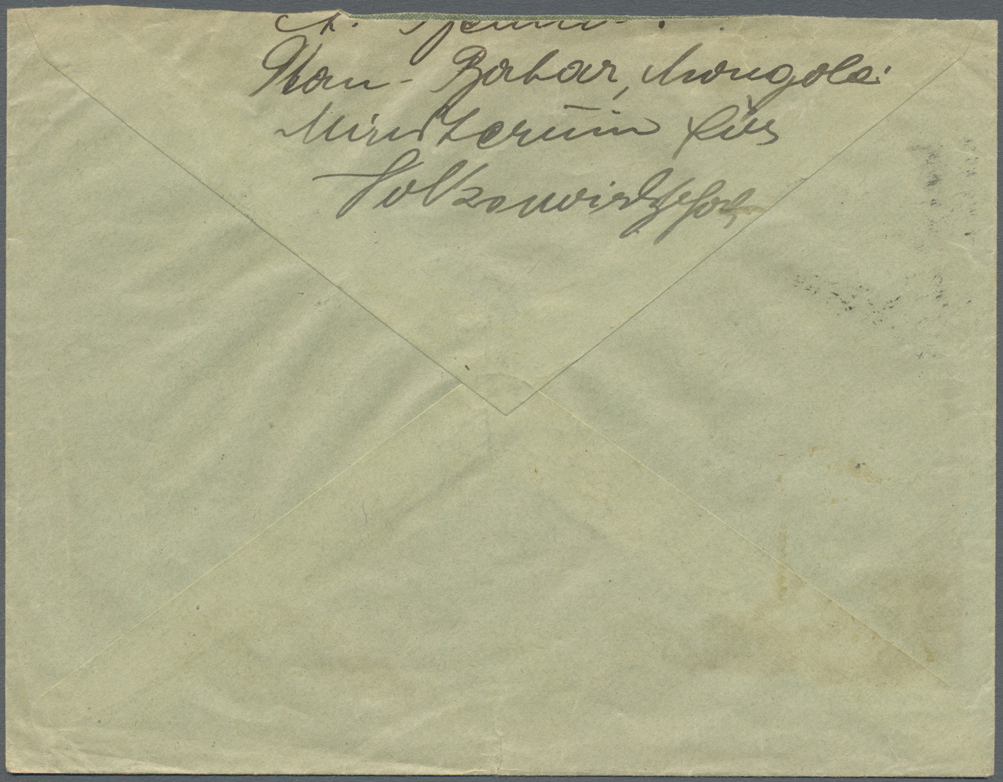 Br Mongolei: 1927-28: Three Covers Of A Correspondence From Urga (Ulan Bator) To Dresden, Germany Via Russia, One Cover - Mongolia