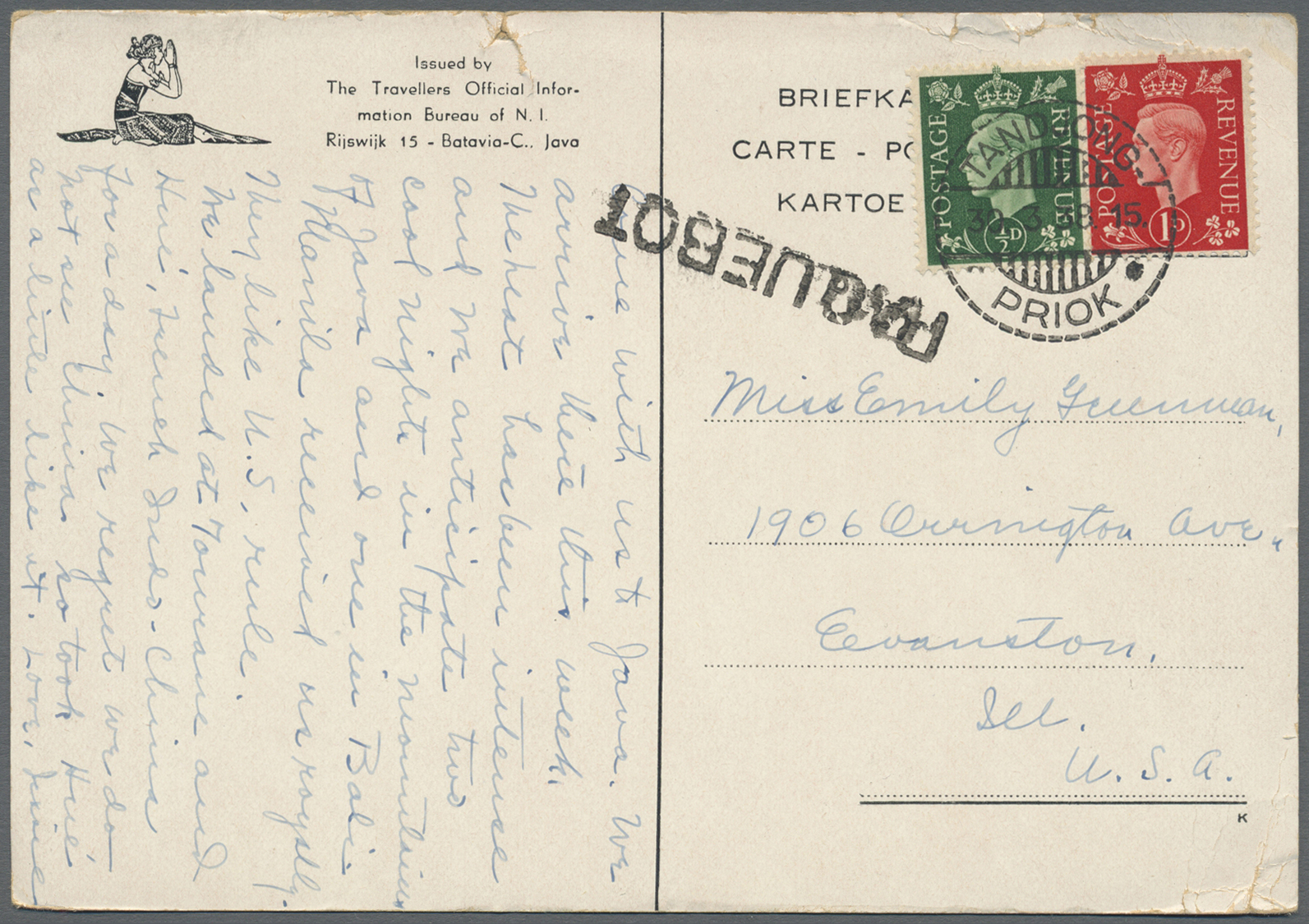 GA/ Niederländisch-Indien: 1938/46,  British Forces In NL-Indies,  N.A.A.F.I Letter Form Used "RAFPOST 209 1 OCT. 46" (S - Indes Néerlandaises