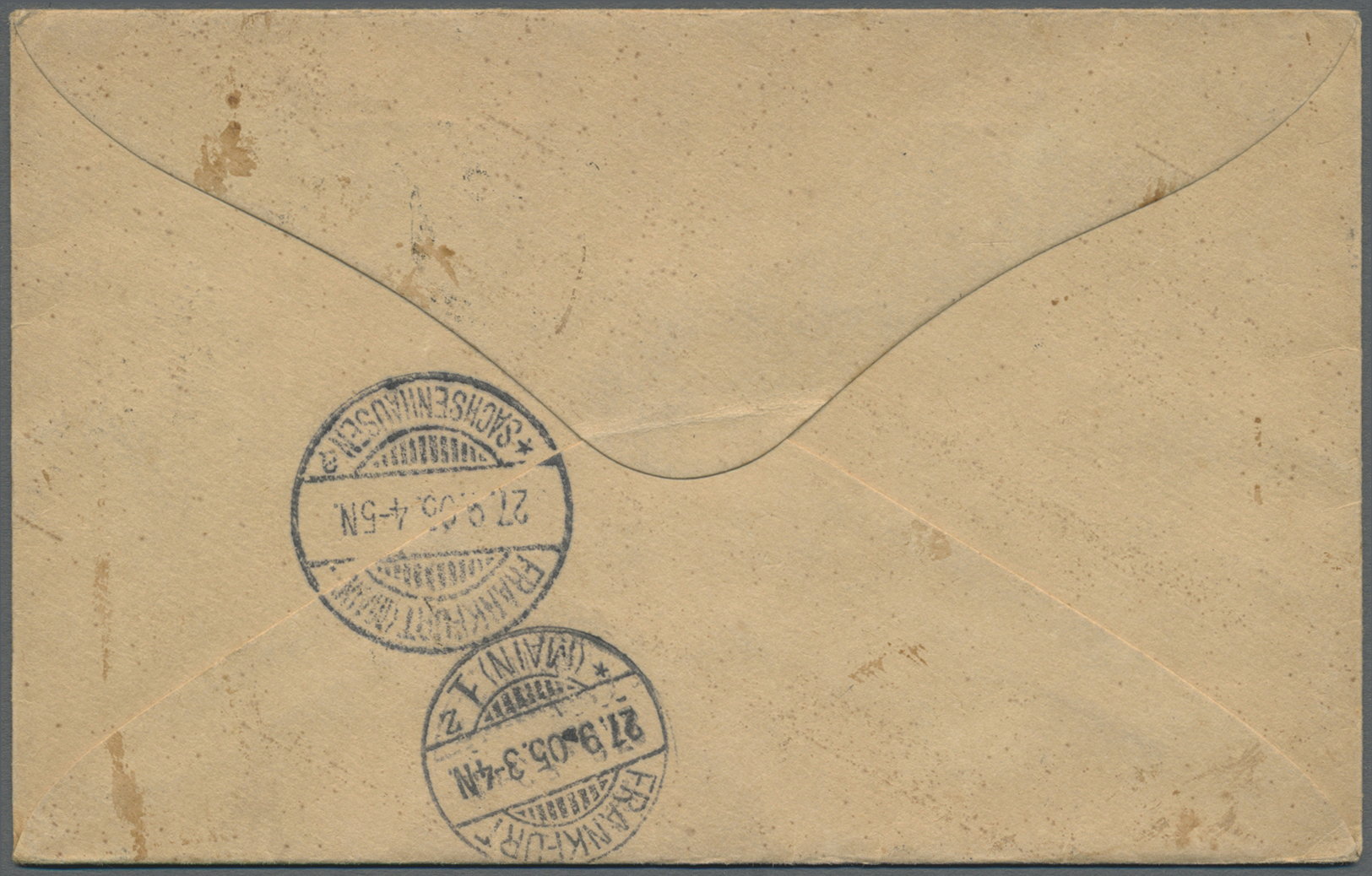 Br Nordborneo: 1905. Official Envelope Addressed To Germany Headed 'On Government Service' Bearing North Borneo 'British - Bornéo Du Nord (...-1963)