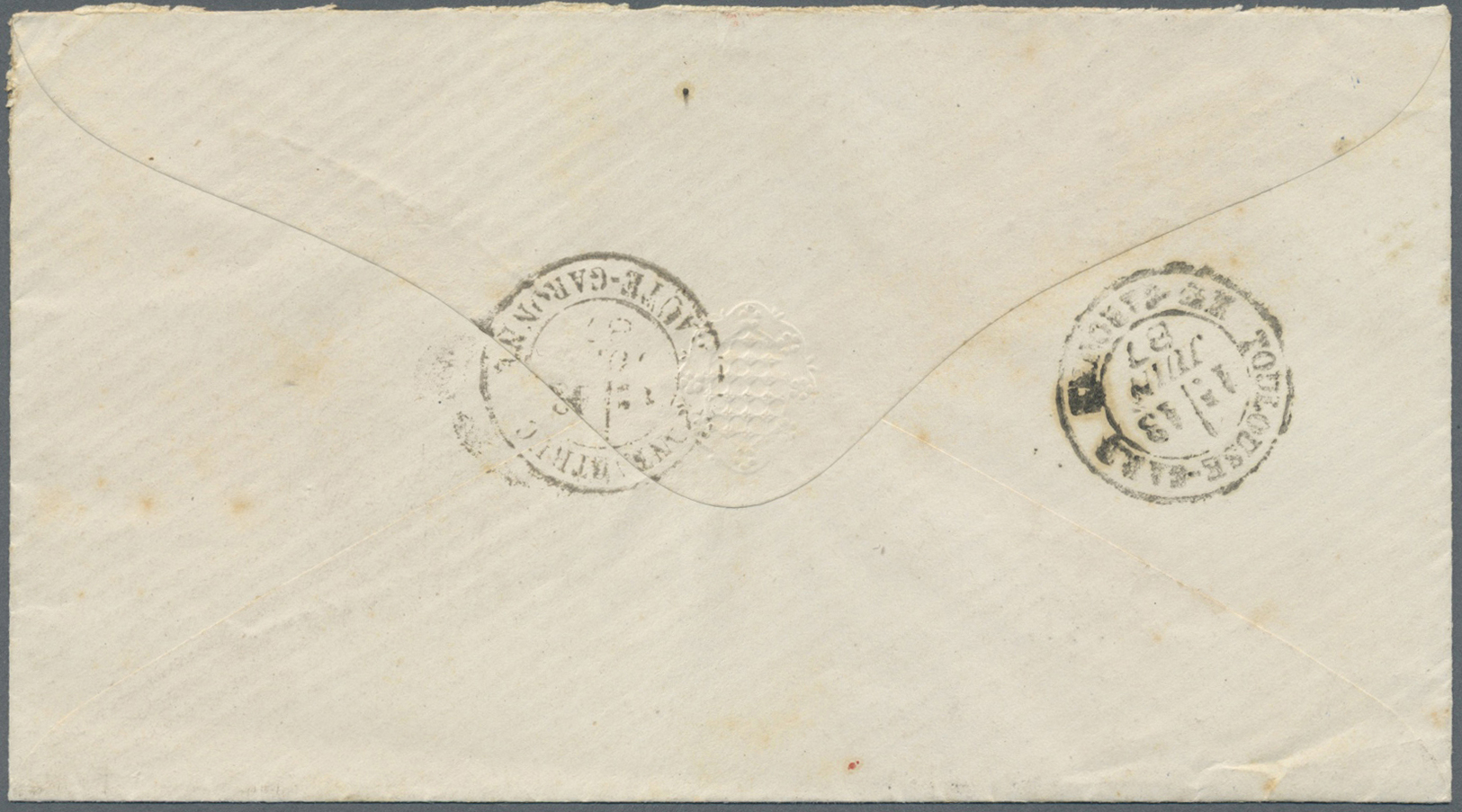 Br Philippinen: 1887. Envelope Addressed To France Bearing SG 82, 2c Crimson (4) Tied By Correos/ Manila Date Stamp In B - Philippines