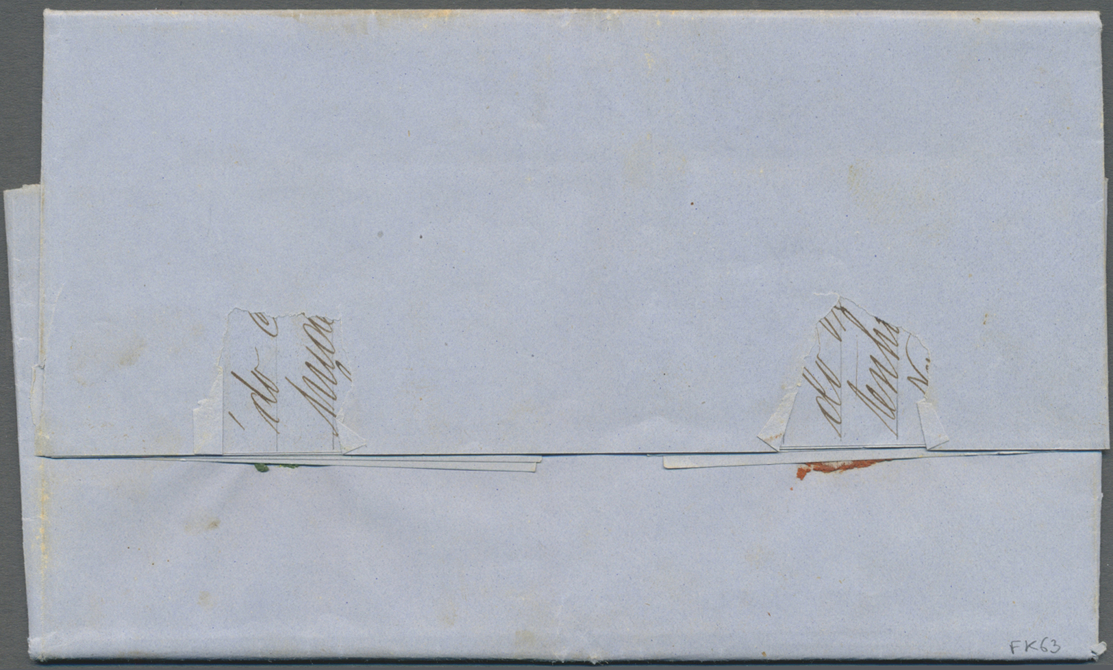 Br Portugiesisch-Indien: 1860, Stampless Entire Folded  Letter With Dateline "Nova Goa 1 Fev. 1860" To Mocambique/Africa - Inde Portugaise