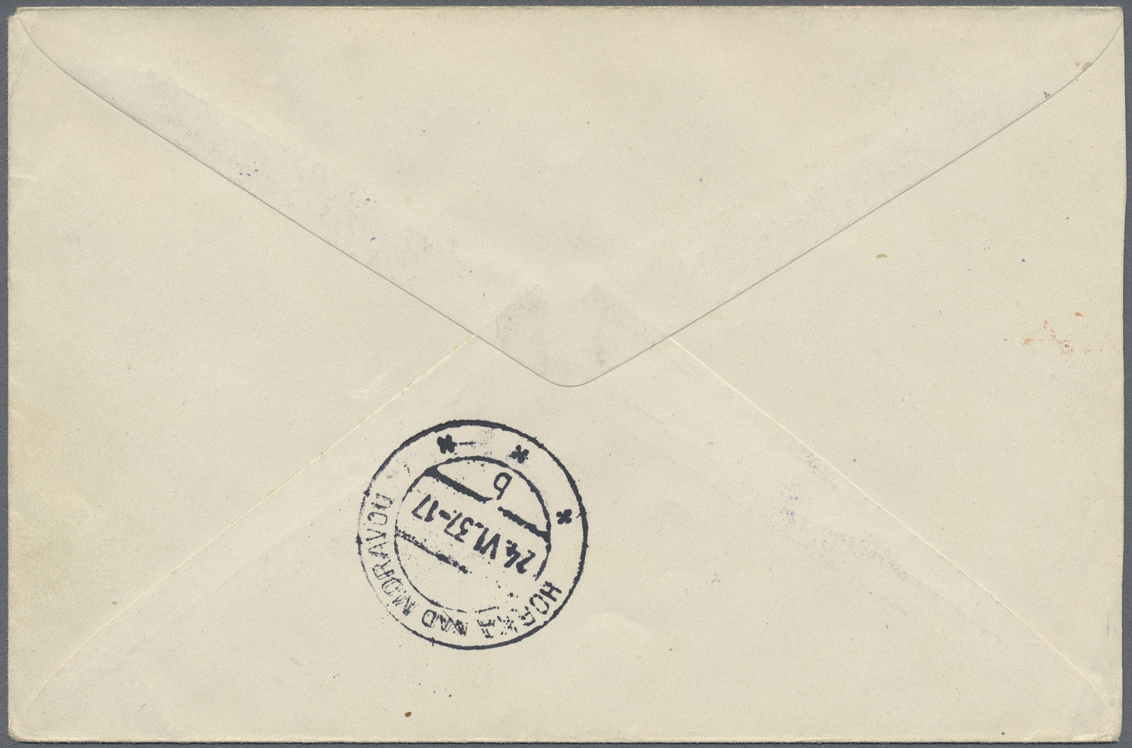 Br Tannu-Tuwa: 1937, 2 A. Tied "KIZIL 8.6.37" To Reg. Cover To CSR With June 24 Backstamp. - Touva