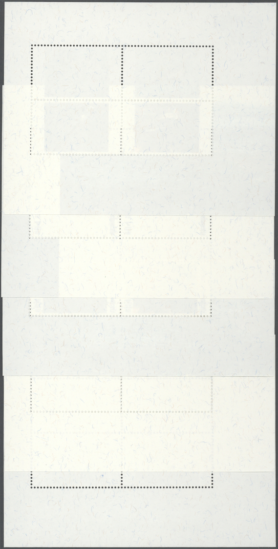 ** Thailand: 1997. Progressive Proof (11 Phases Inclusive Original) For The Souvenir Sheet Of The WATERFOWL Set With PAC - Thaïlande