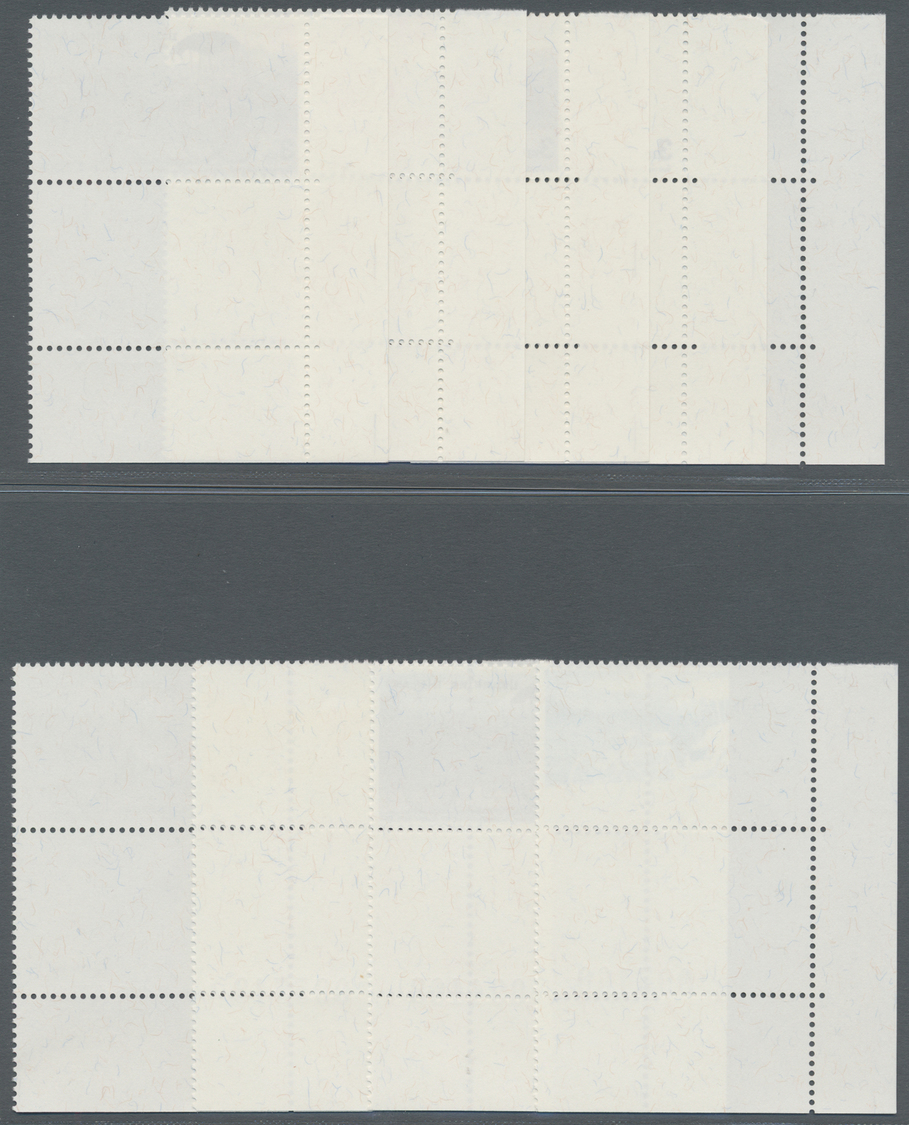 ** Thailand: 1997. Progressive Proof (9 Phases Inclusive Original) As Vertical Corner Units With Blank Field And Margin - Thaïlande