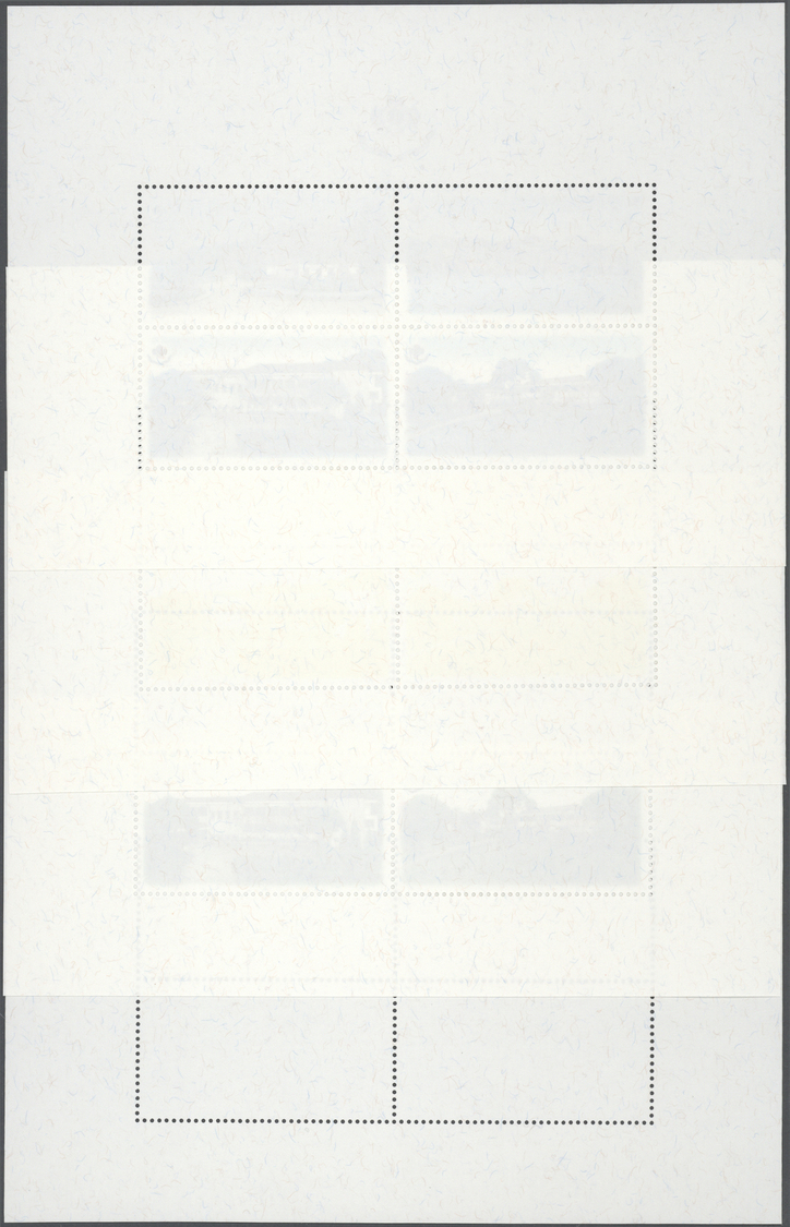 ** Thailand: 1999. Progressive Proof (11 Phases Inclusive Original) For The Souvenir Sheet Of The Set "King Bhumibol Adu - Thaïlande