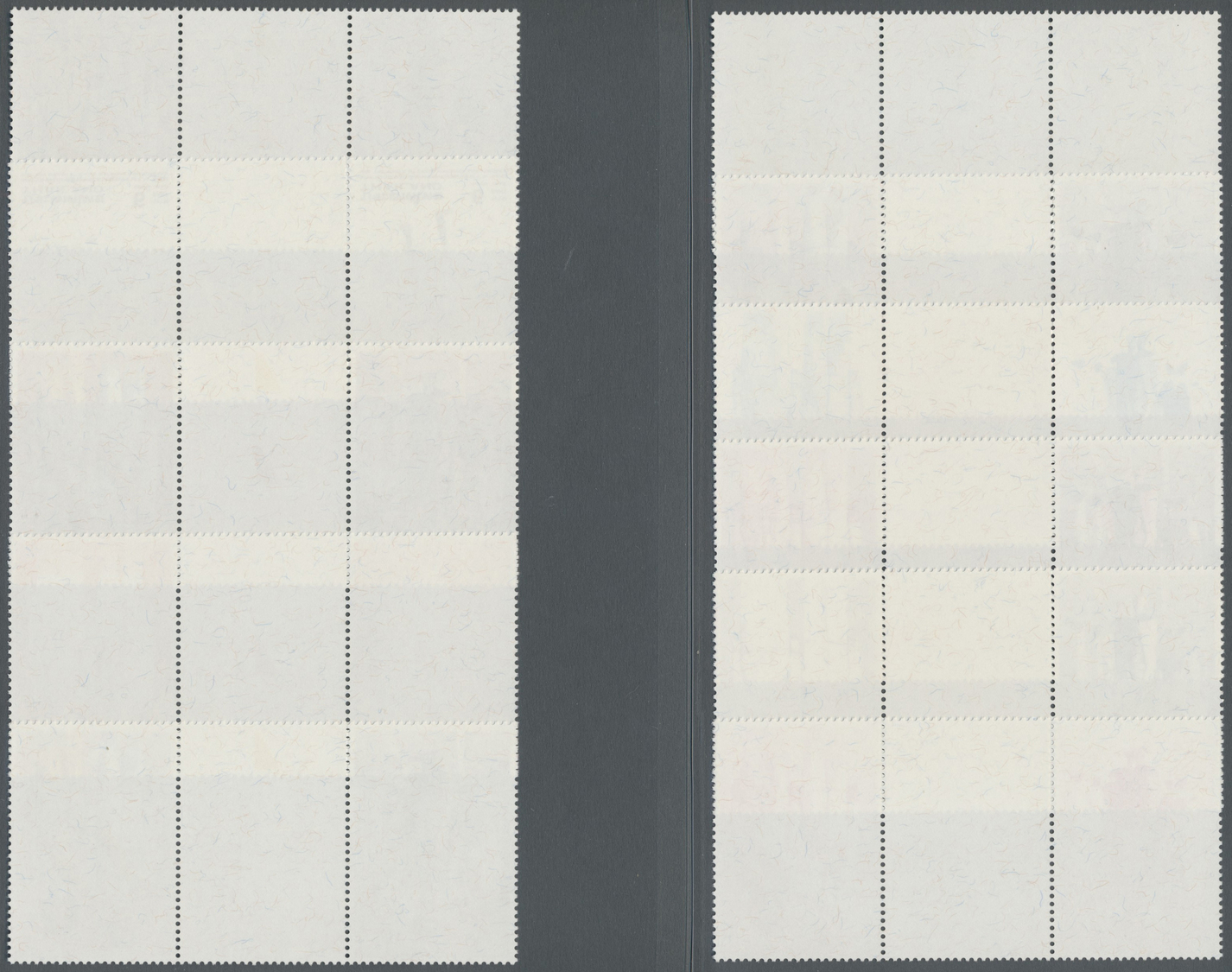 ** Thailand: 1999. Progressive Proof (11 Phases Inclusive Original) In Horizontal Gutter Pairs For Two 6b Values Of The - Thaïlande