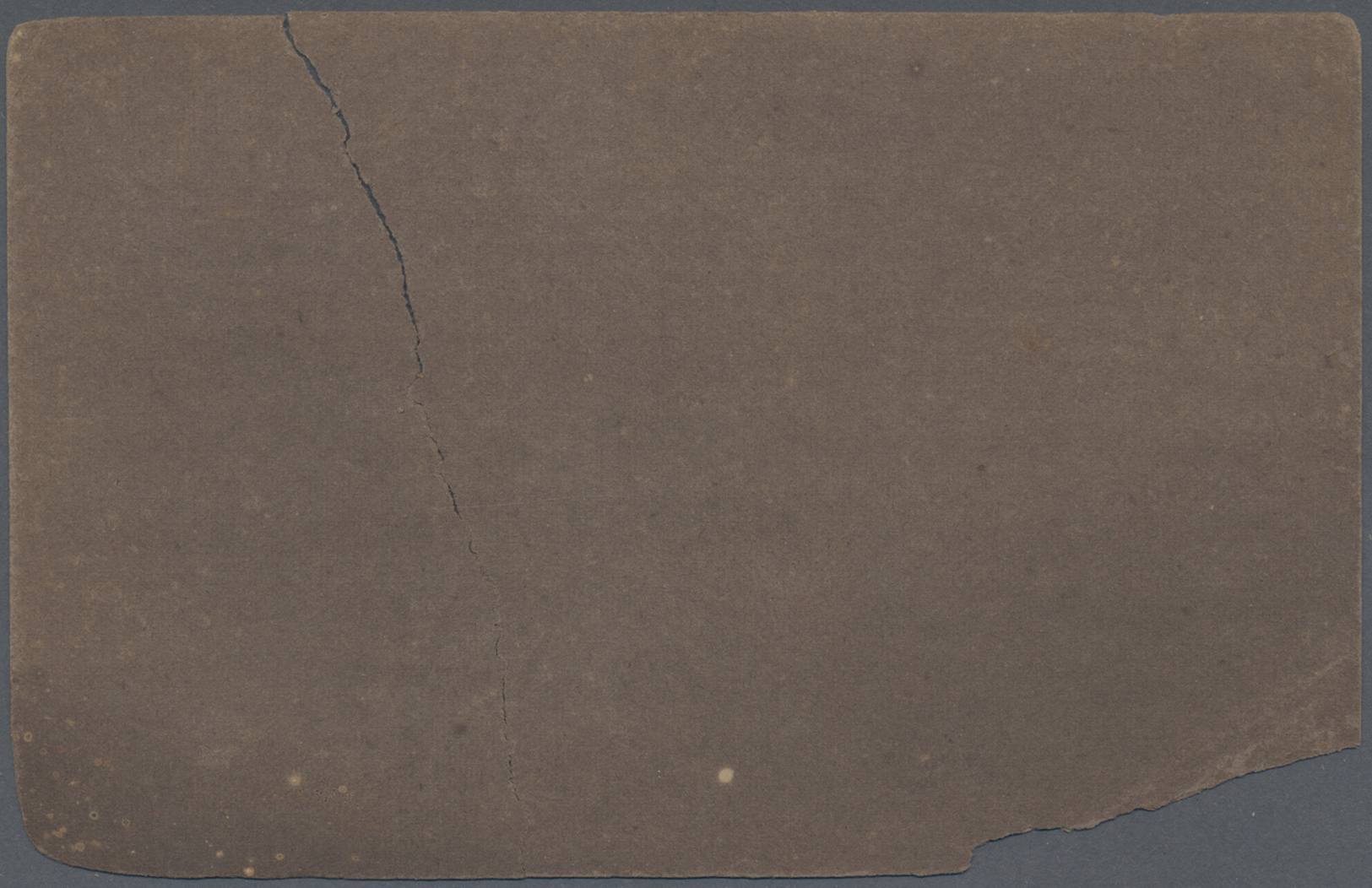 GA Thailand - Ganzsachen: 1920 Postal Stationery Card (heavy Damaged/broken) 3s. Green On Brownish Grey, Overprinted For - Thailand