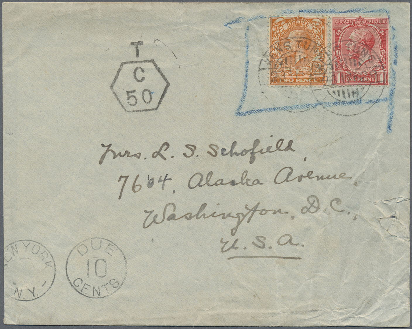 Br Thailand - Besonderheiten: 1929, BURMA. Envelope Written From 'The Prince Royal College, Chiengmai, Siam' Addressed T - Thailand
