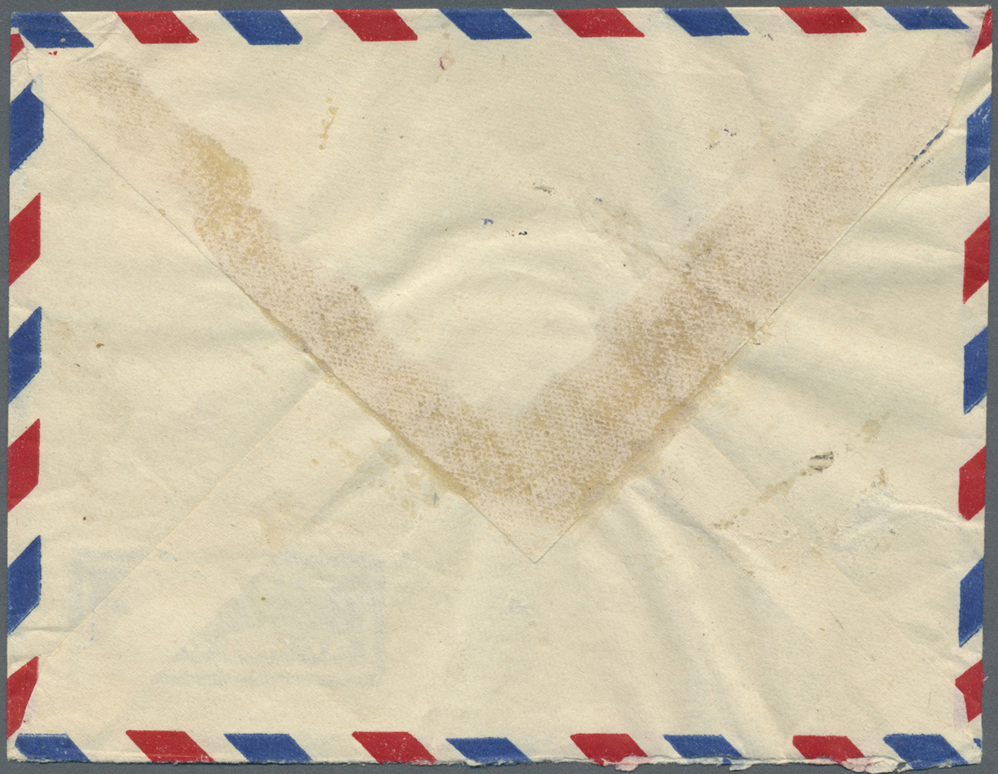 Br Vietnam-Nord (1945-1975): 1956, Mac-Thi-Buoi 1000 D Rose/lilac Single Franking On Airmail-letter Sent From "HA-NOI 2- - Vietnam