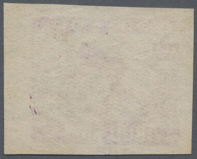 (*) Vietnam-Nord - Dienstmarken: 1953, 0,600 (kilo Rice) Red-lilac On Thick Paper IMPERFORATED From The Right Border, Is - Vietnam