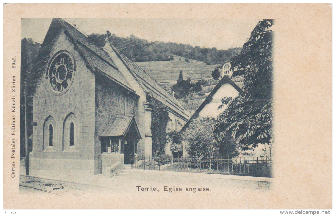 Territet : Eglise Anglaise - Vers 1905 - Andere & Zonder Classificatie