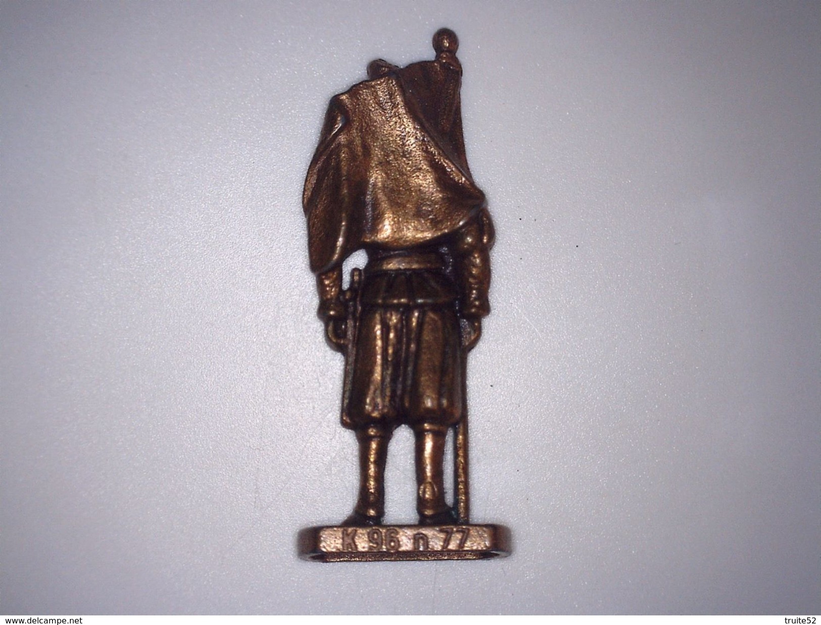 FIGURINE KINDER METAL SOLDAT SWISS (suisse) N°4 DRAPEAU - Figurines En Métal