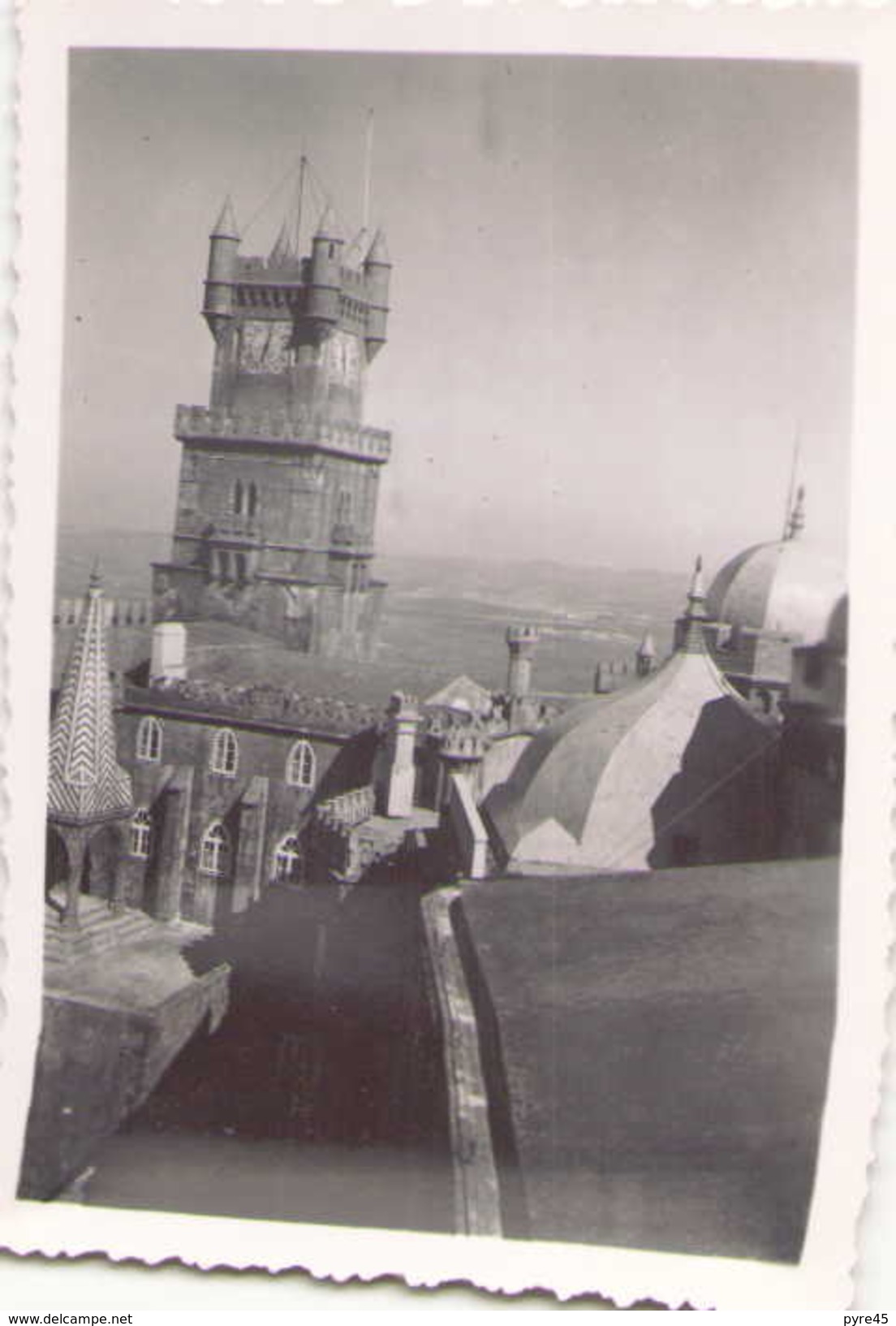 PHOTO PORTUGAL CHATEAU FEVRIER 1949 9 X 6 CM - Lieux