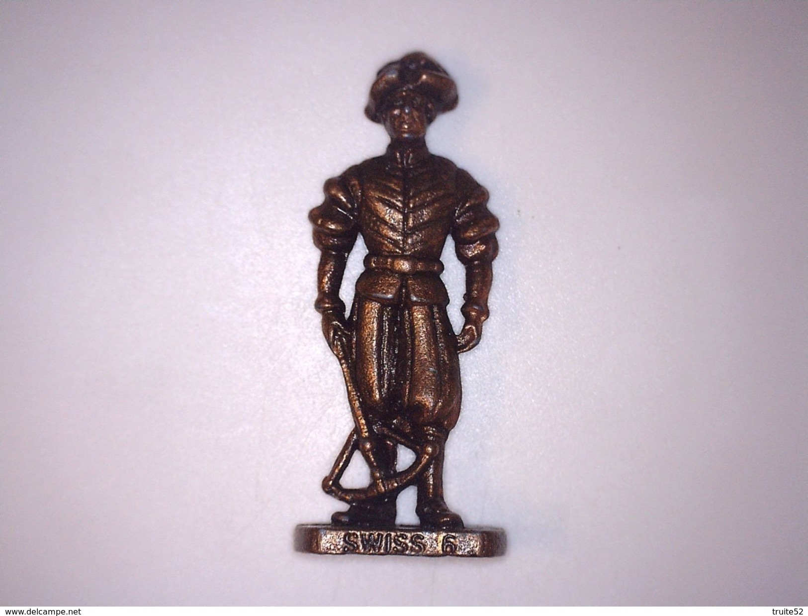 FIGURINE KINDER METAL SOLDAT SWISS (suisse) N°6 - Metalen Beeldjes