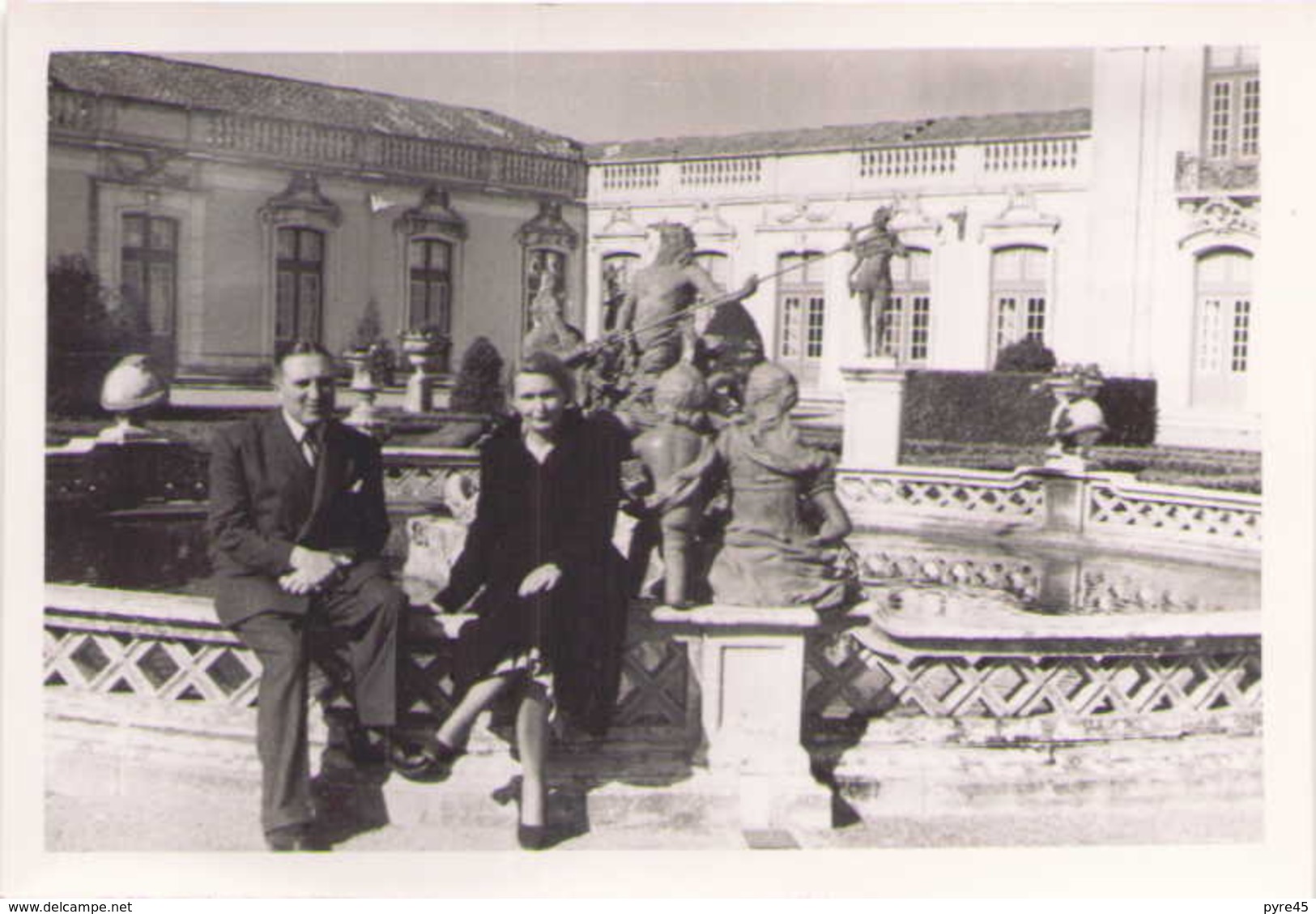 PHOTO PORTUGAL PALAIS DE QUELUZ FEVRIER 1949 10 X 7 CM - Lieux