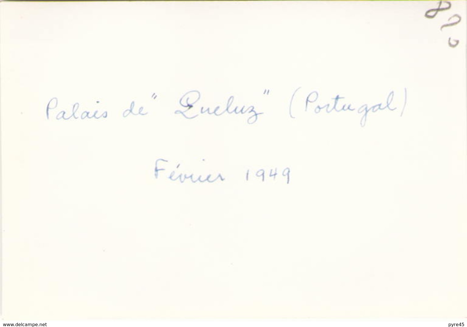 PHOTO PORTUGAL PALAIS DE QUELUZ FEVRIER 1949 10 X 7 CM - Lieux