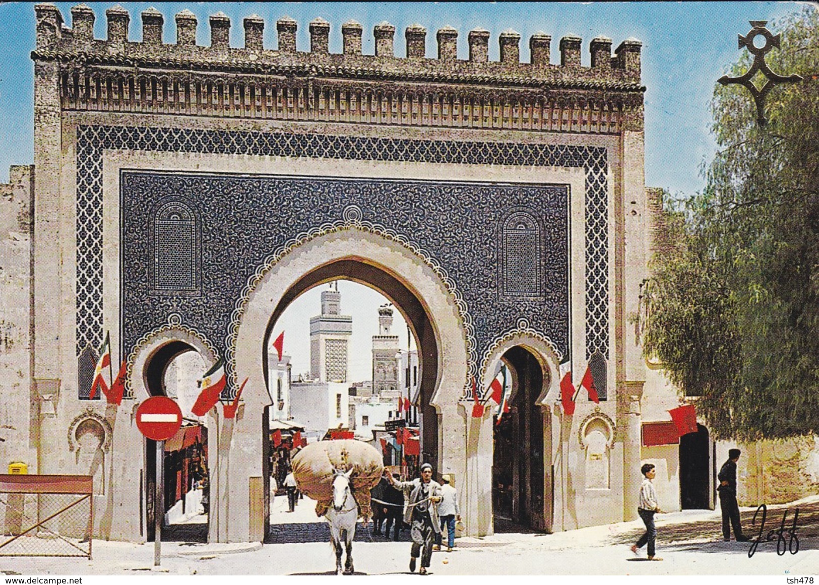 MAROC---FEZ---FES----Bab Doujeloud---voir  2 Scans - Fez (Fès)