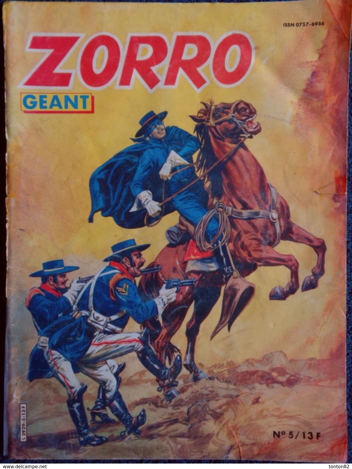 ZORRO GÉANT- N° 5 - 1986 - Zorro