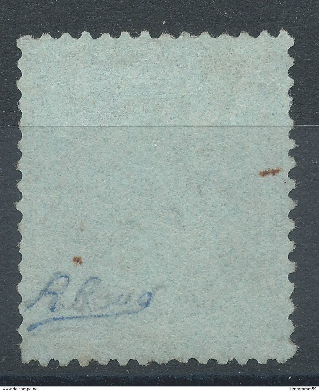 Lot N°36802  Variété/n°19, Neuf Avec Gomme, Taches Blanche Face Au Nez, Signé - 1862 Napoleon III