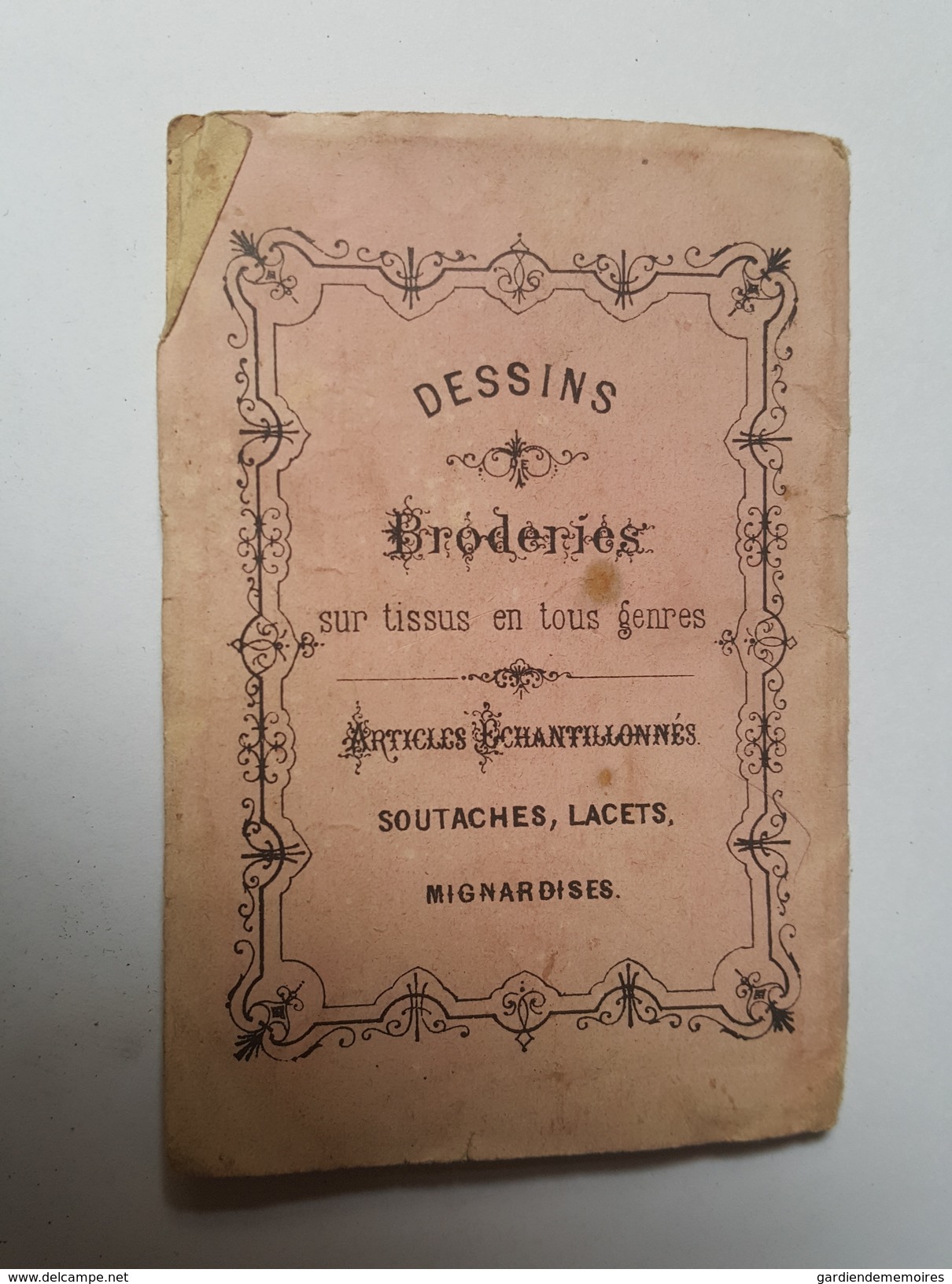 Carnet N°4 - Alphabets Variès Broderies N. Alexandre, 241 Rue Saint Martin à Paris - Dessinateur éditeur - Autres & Non Classés