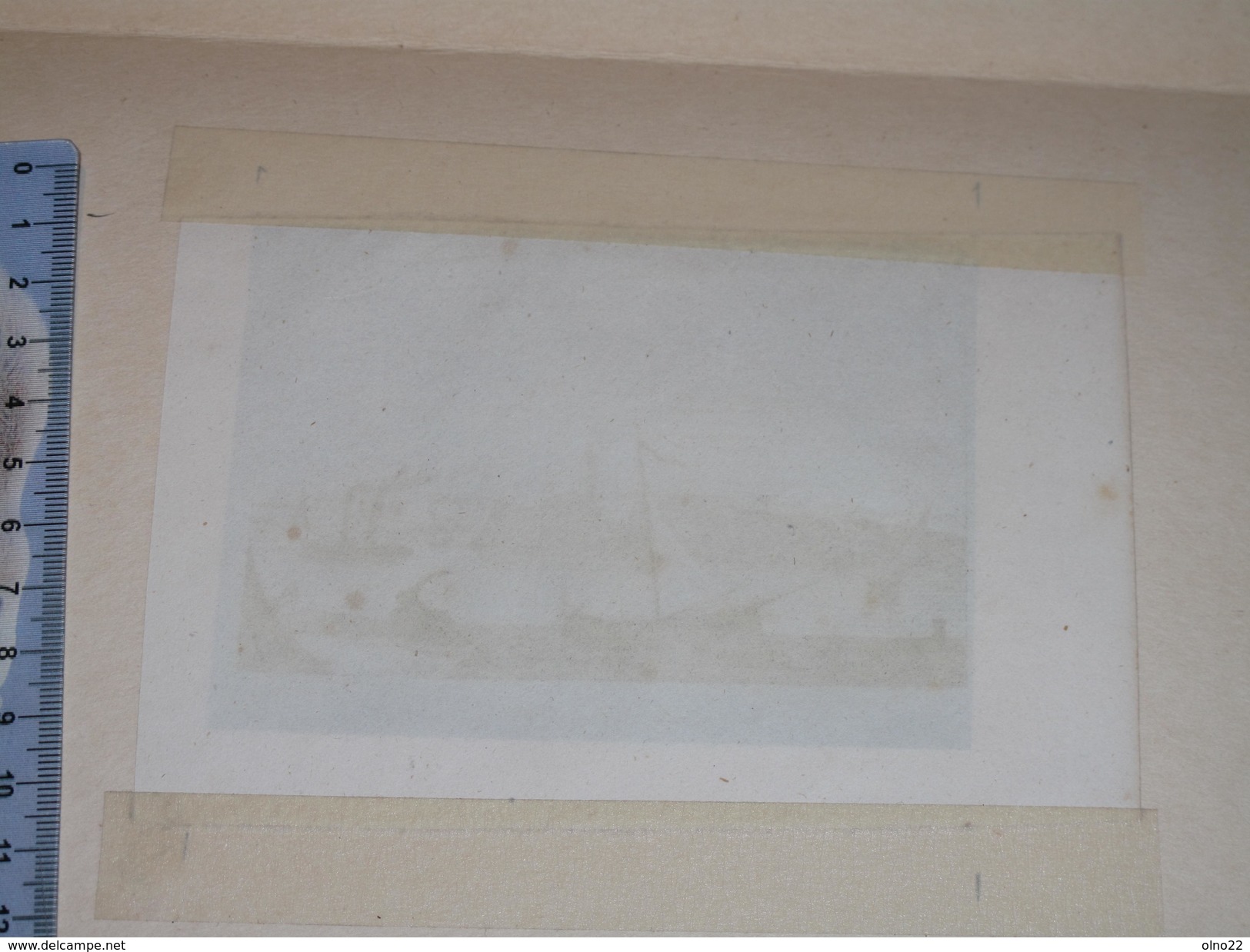 GRAVURE DE LA CIOTAT - CHAMOIN - Surface Imprimée De 7/10,5 Cm - Estampes & Gravures