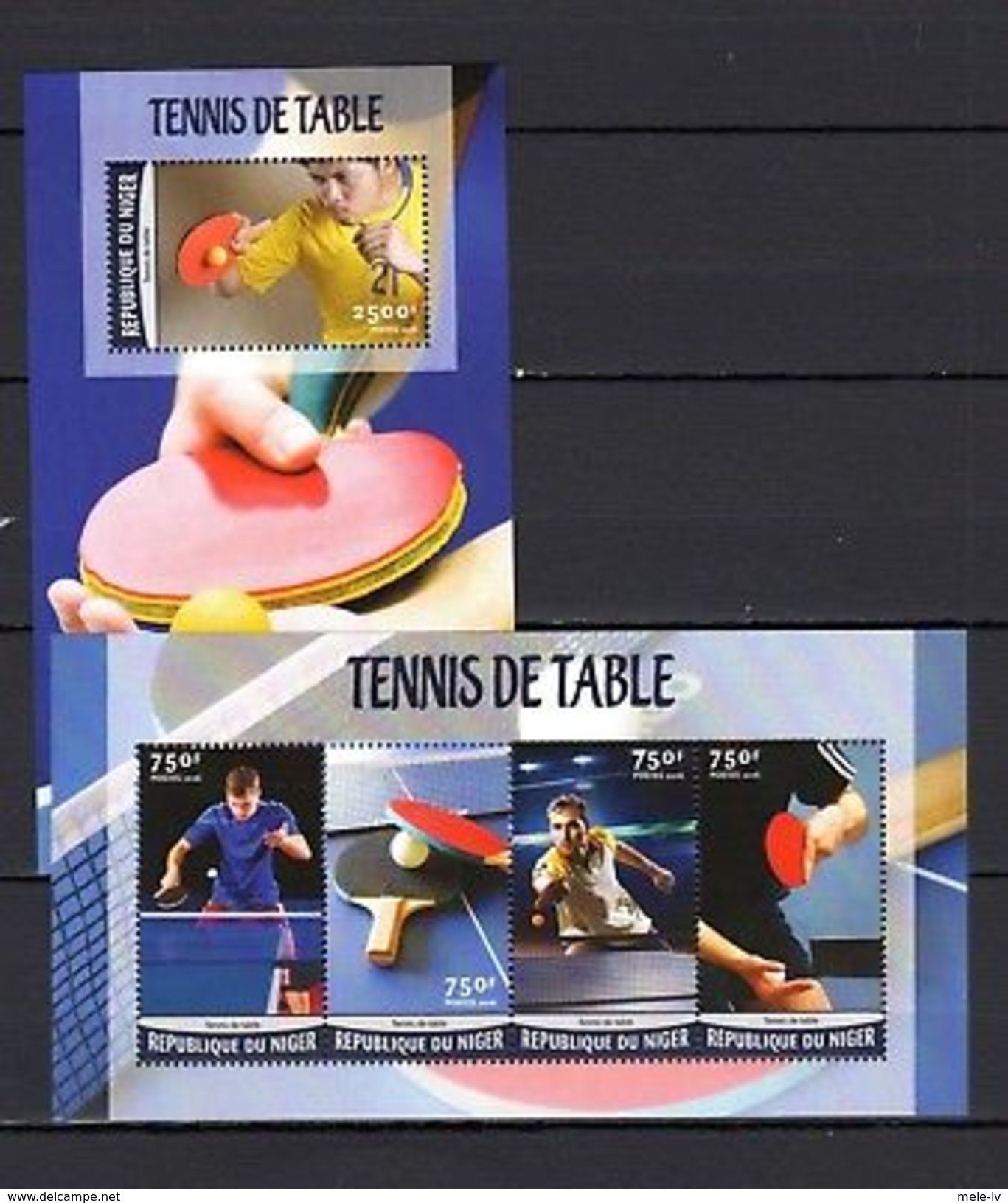 Niger 2016 Table Tennis MNH -(W) - Andere & Zonder Classificatie