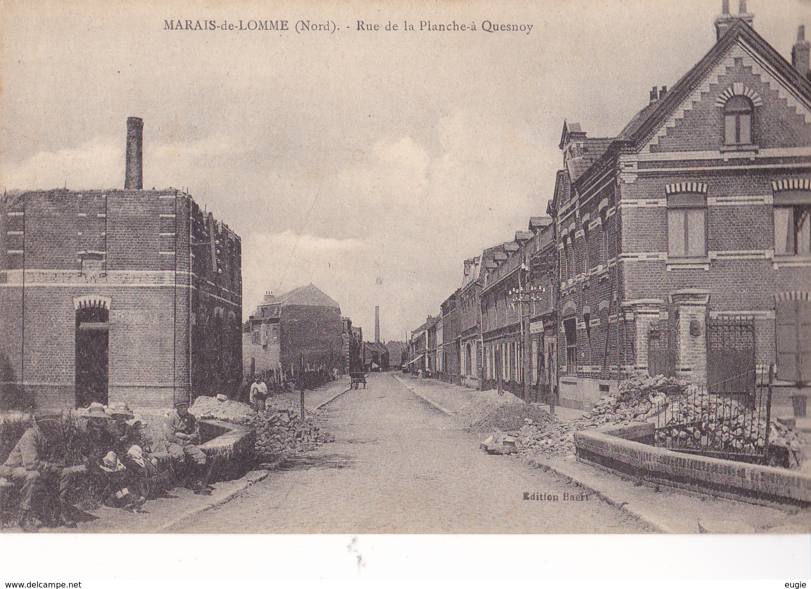 335/ Marais-de-Lomme, Rue De La Planche A Quesnoy, Edition Baert - Lomme