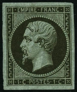 ** N°11 1c Olive - TB - 1853-1860 Napoleon III