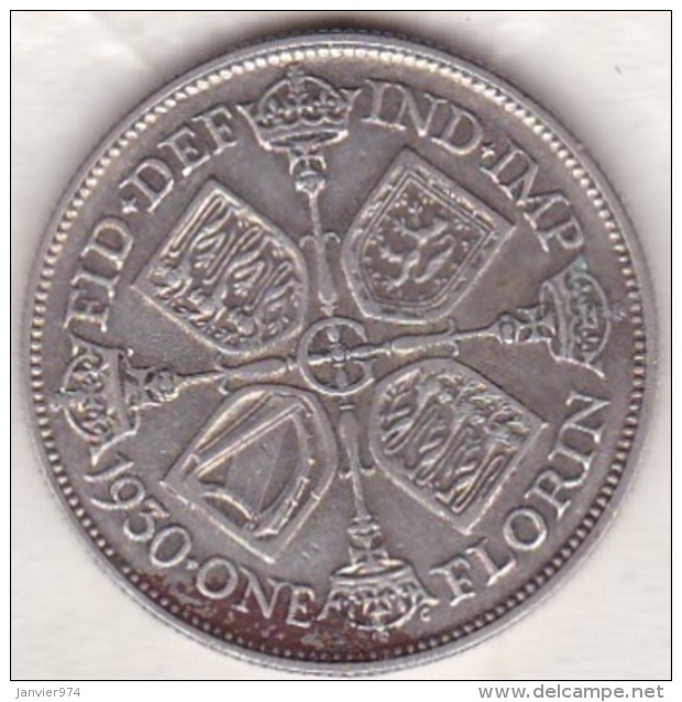 Grande Bretagne. One Florin 1930. George V ,en Argent - J. 1 Florin / 2 Schillings