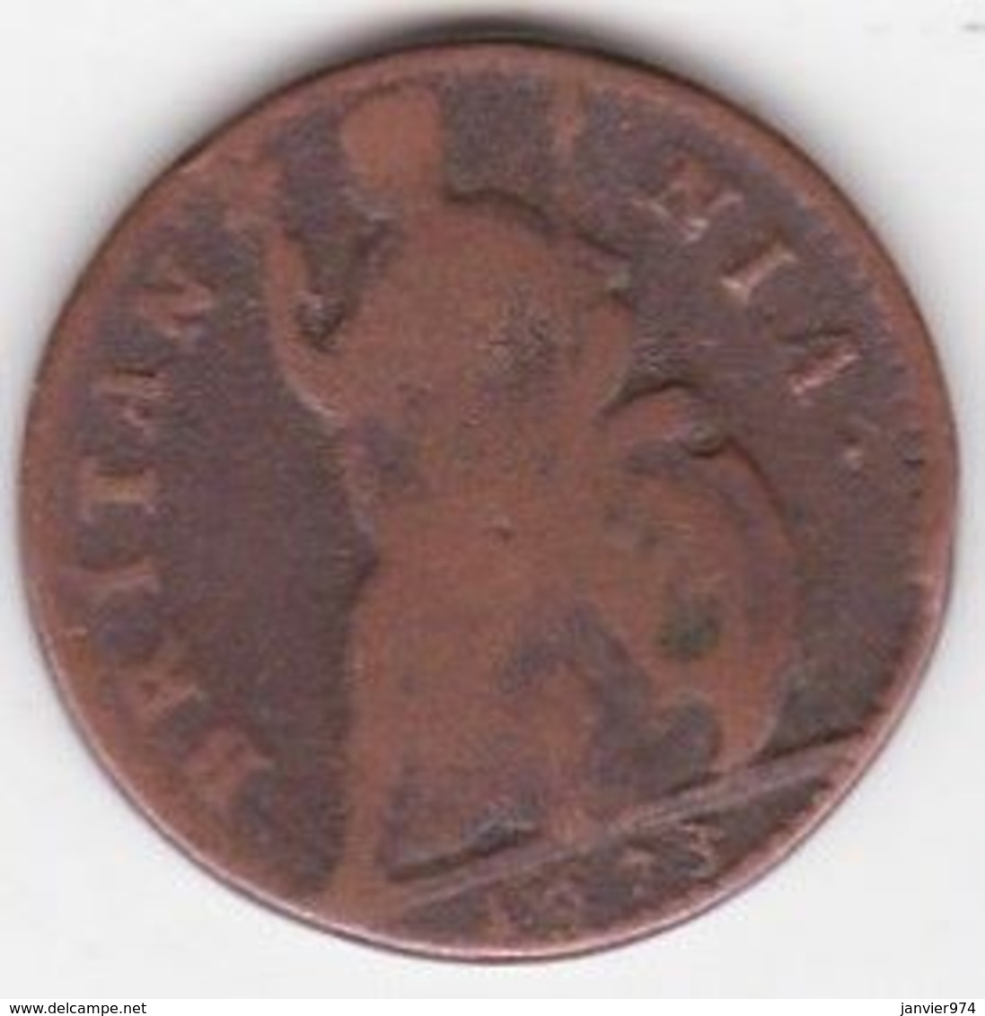 Grande Bretagne. Farthing  1673, Charles II, Cuivre - A. 1 Farthing