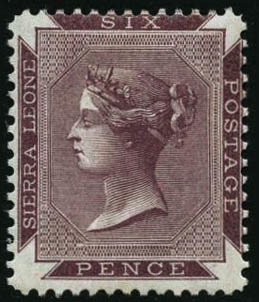 ** N°3 6p Violet - TB - Sierra Leone (...-1960)