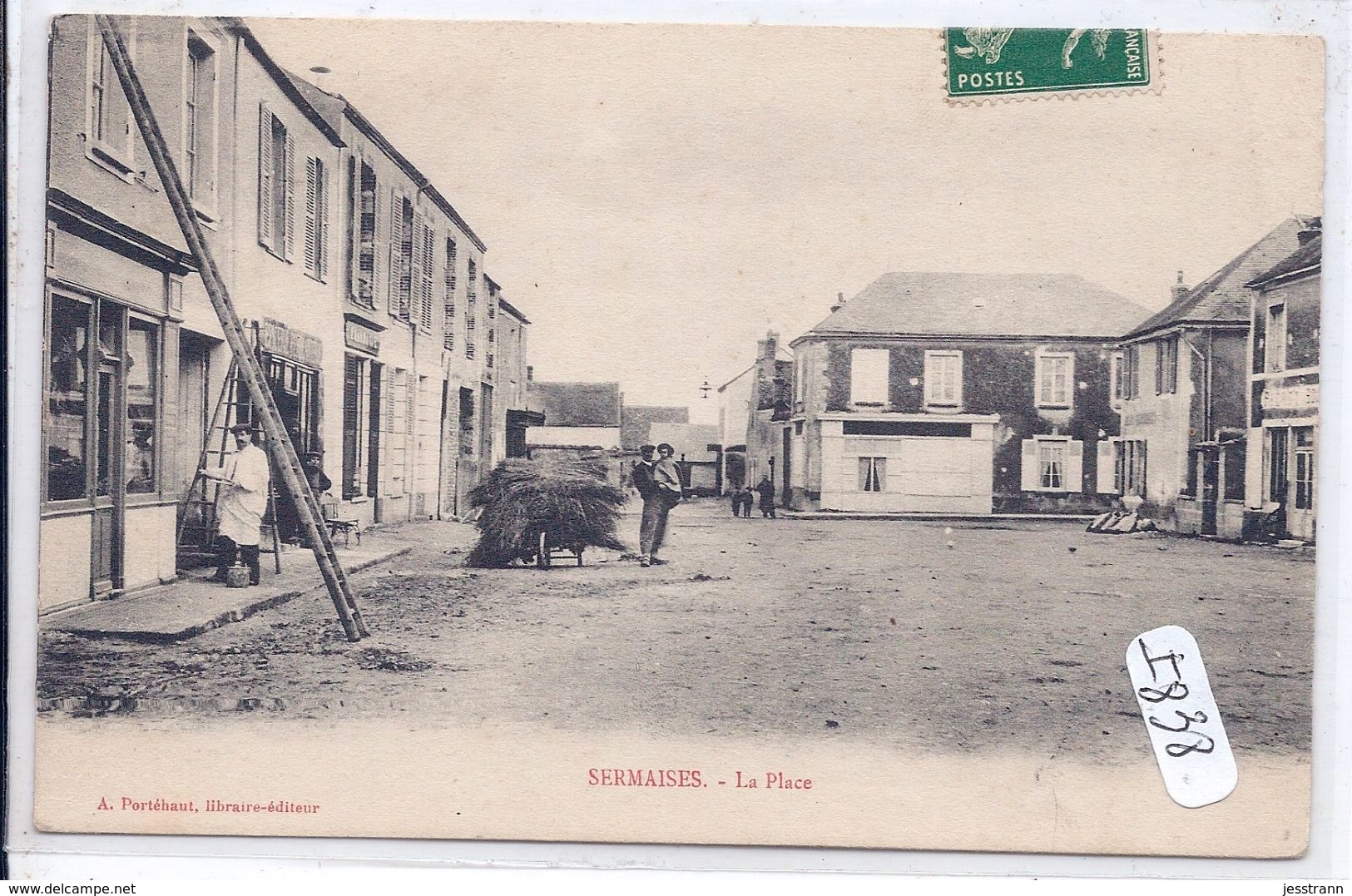 SERMAISES--LES COMMERCES DE LA PLACE - Sonstige & Ohne Zuordnung