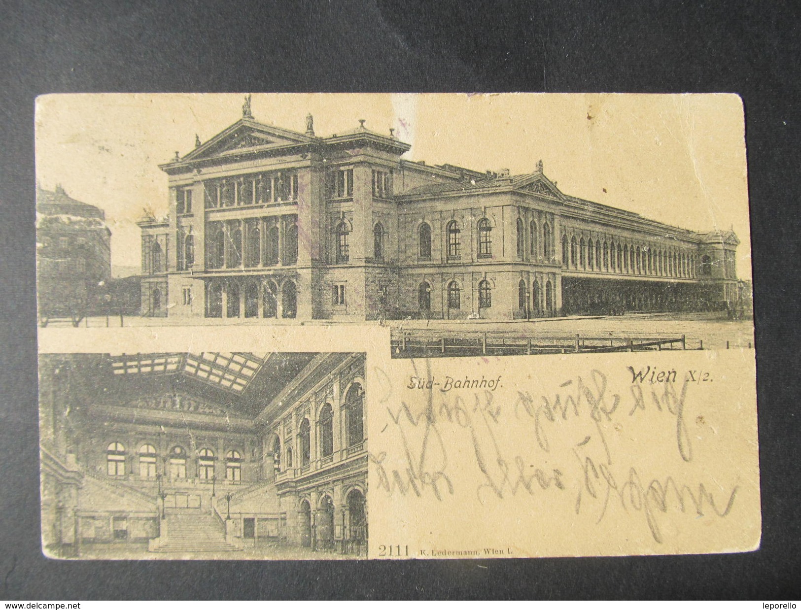 AK WIEN Bahnhof Südbahnhof 1907 /// D*26865 - Sonstige & Ohne Zuordnung