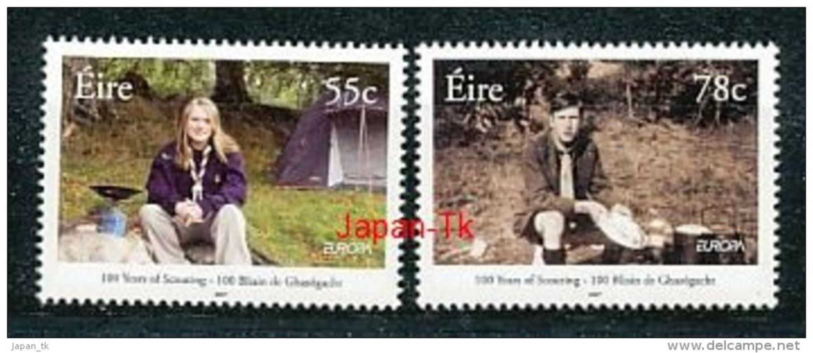 IRLAND Mi.Nr. 1768-1769 Pfadfinder - 2007- MNH - 2007