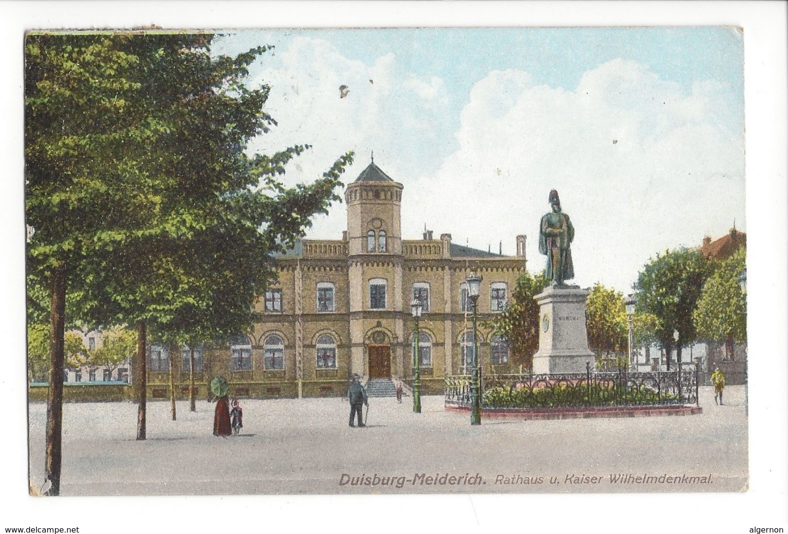 17574 - Duisburg-Meiderich Rathaus U. Kaiser Wilhelmdenkmal - Duisburg