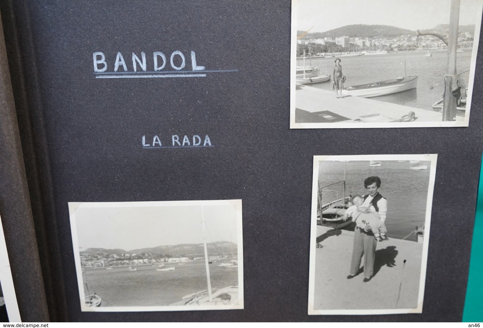 ALBUM della Provenza-Costa Azzurra- 1953-SISTERON_EX en PROVENCE_MARSIGLIA_CASSIS_LA CIOTAT_BANDOL_TOLONE_St TROPEZ ....