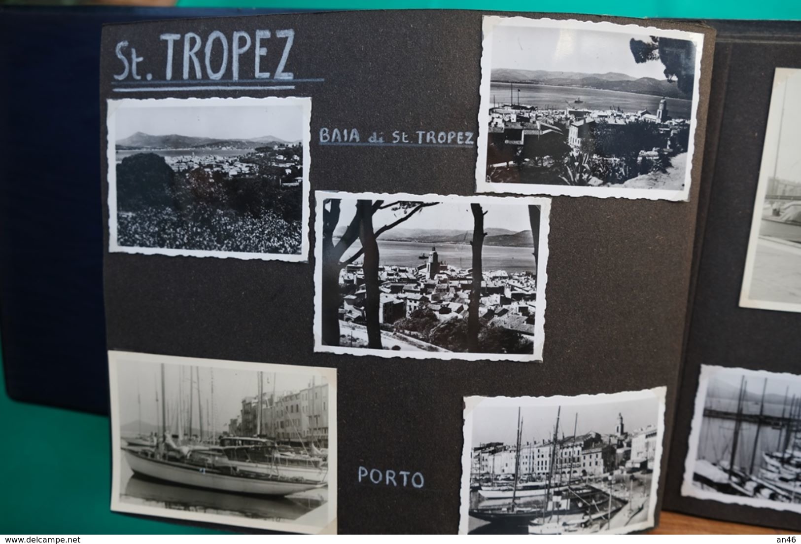 ALBUM della Provenza-Costa Azzurra- 1953-SISTERON_EX en PROVENCE_MARSIGLIA_CASSIS_LA CIOTAT_BANDOL_TOLONE_St TROPEZ ....