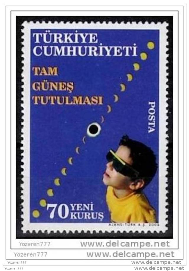 (3502) TURKEY SOLAR ECLIPSE MNH** - Neufs