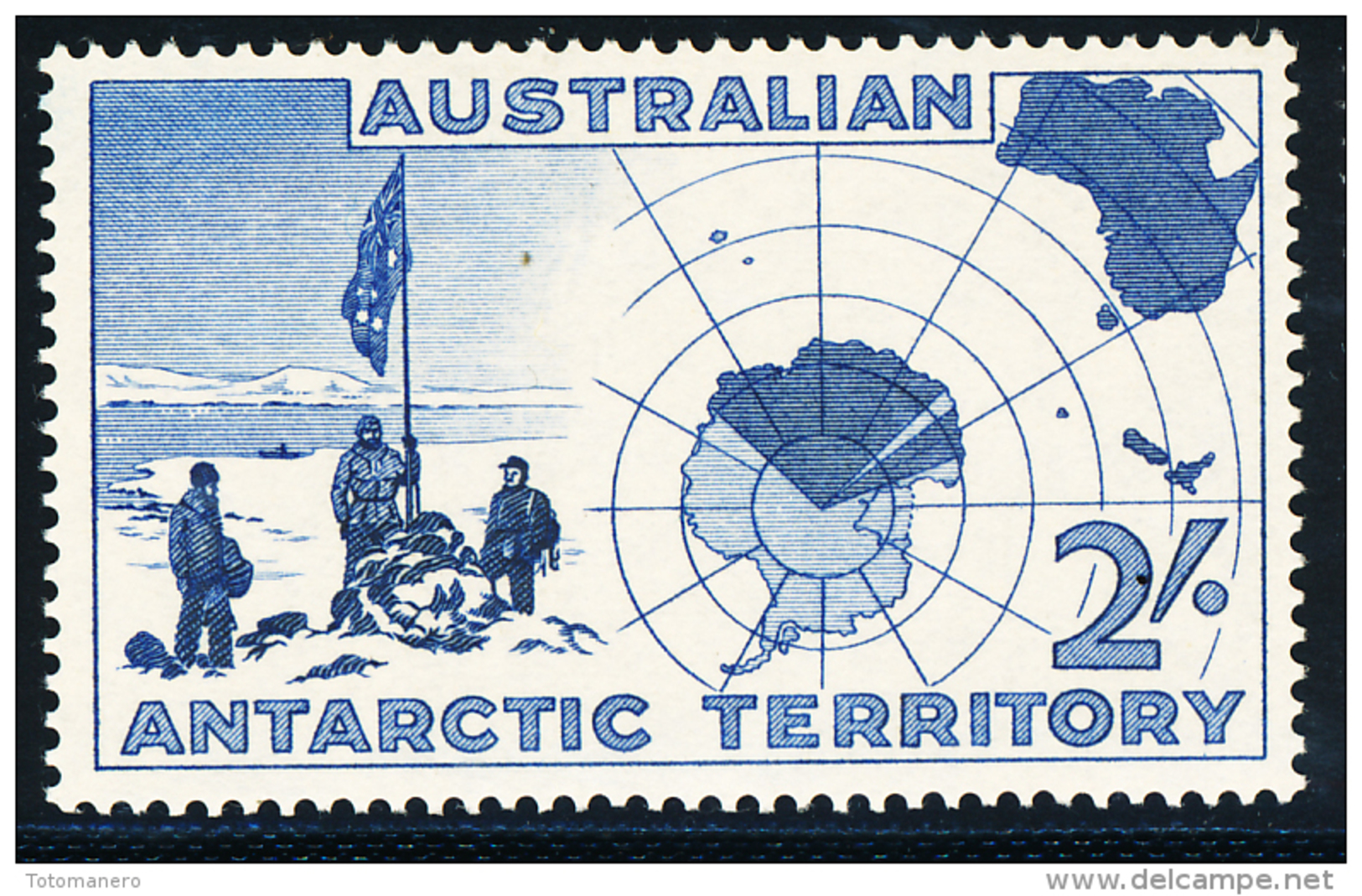 A.A.T. AUSTRALIAN ANTARCTIC TERRITORY 1957 SG 1 [MNH] - Nuovi