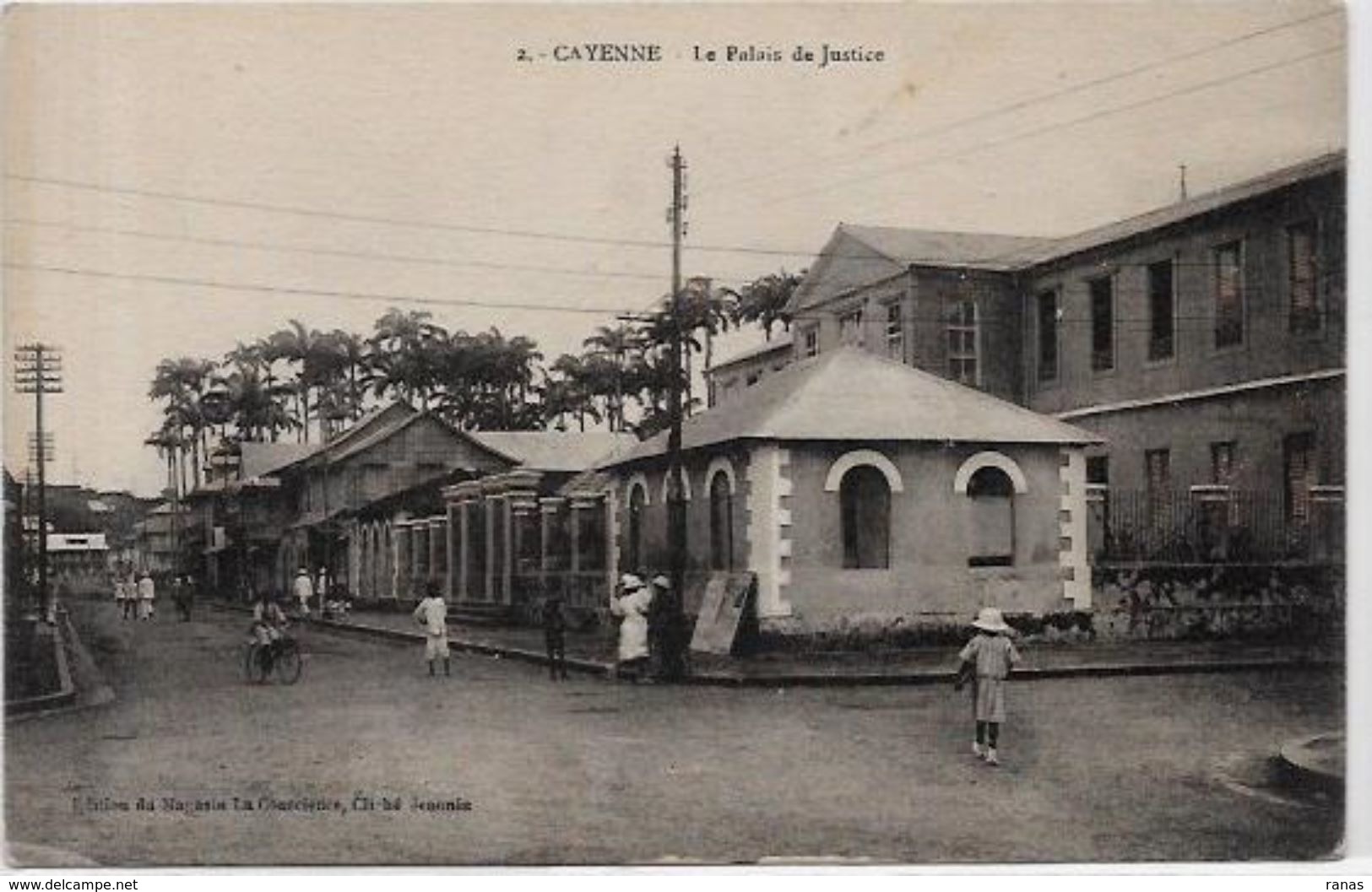 CPA Guyane Cayenne Non Circulé Palais De Justice - Cayenne