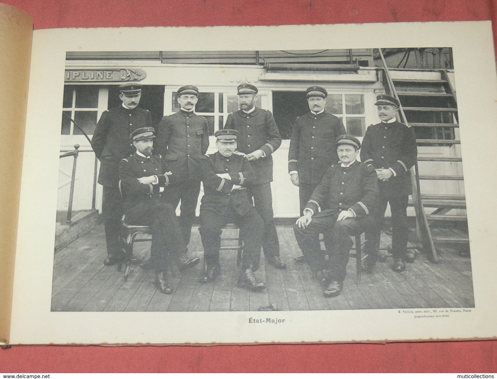 BREST 1912 / MILITARIA BATEAU / LE MAGELLAN / ANNEXE ECOLE APPRENTIS MARINS & MOUSSES / LIVRET  16 PHOTOS / 28X19 CM - Boats