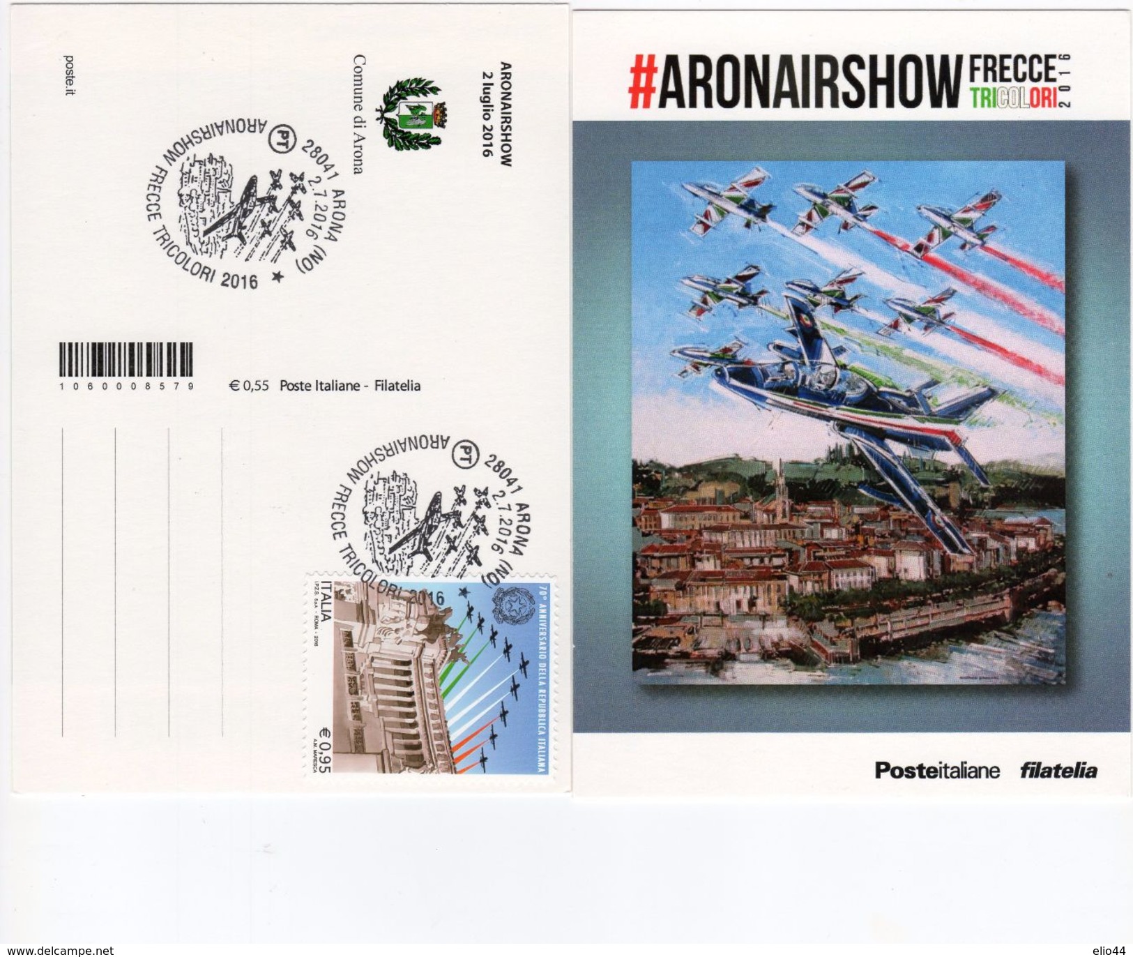 ARONAIRSHOW Frecce Tricolori 2016 - Arona 2.7.2016 - 1946-....: Era Moderna