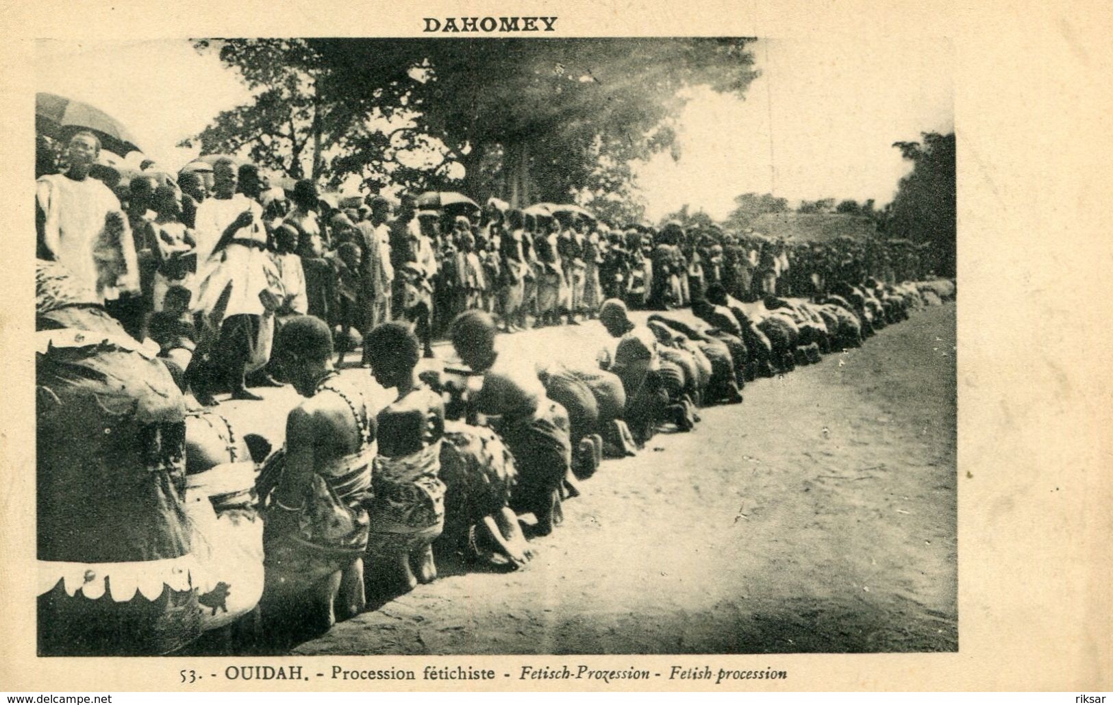 DAHOMEY(OUIDAH) FETICHEUSE - Dahomey