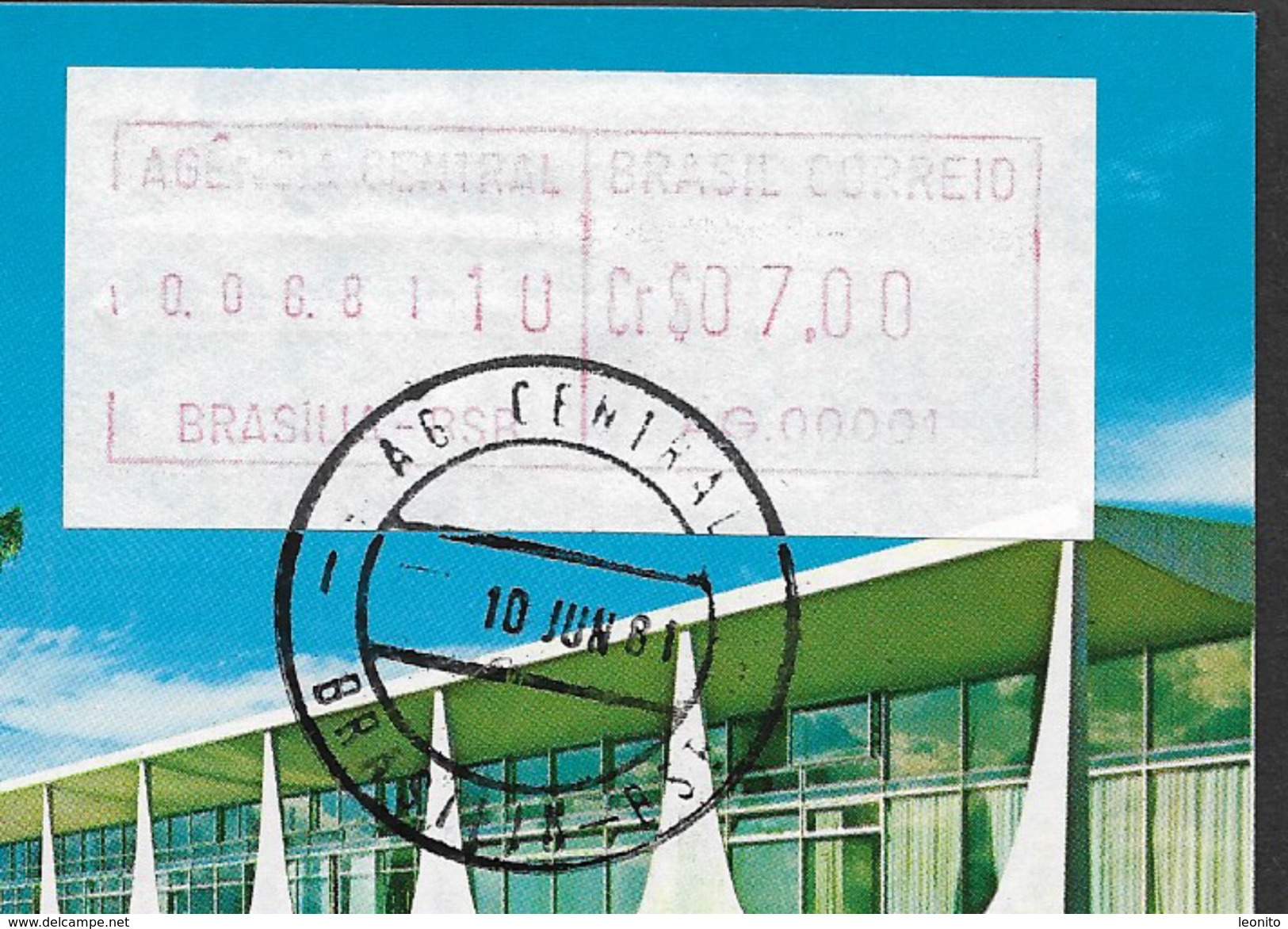 BRASILIA Palacio Da Alvorada 1981 - Brasilia