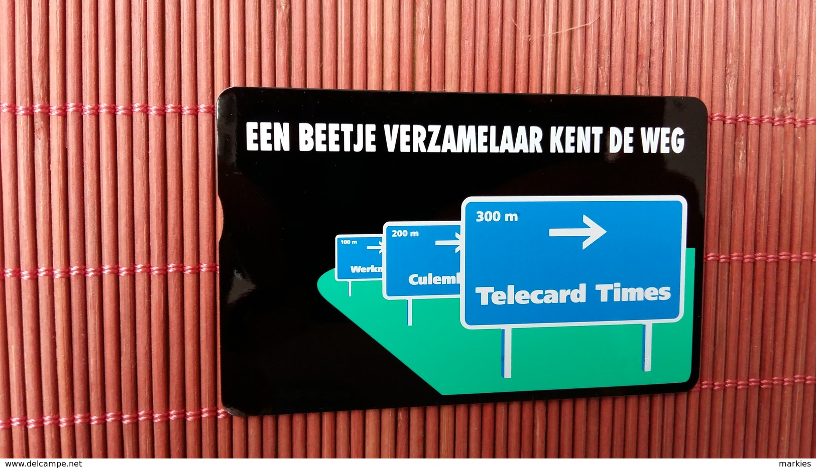 Phonecard Private Netherlands Tecard Times   249 A(Mint,Neuve) Rare - Privées