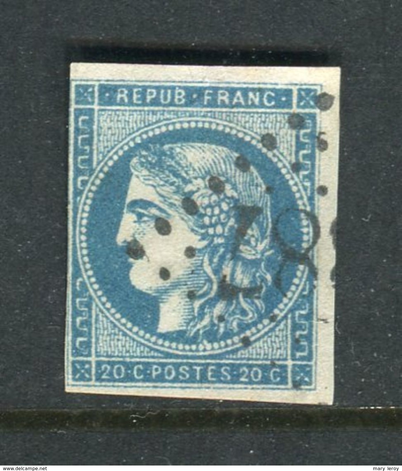 Yvert N° 45C - 1870 Bordeaux Printing