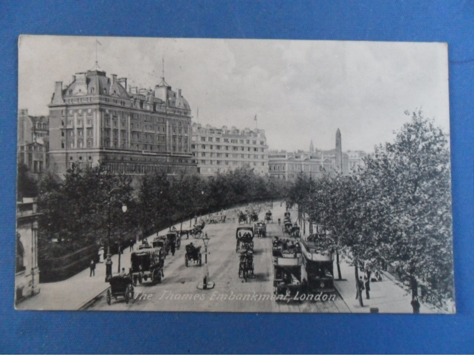 Old Post Card Of The Thames Embankment,London,England,Posted Y58. - Other & Unclassified