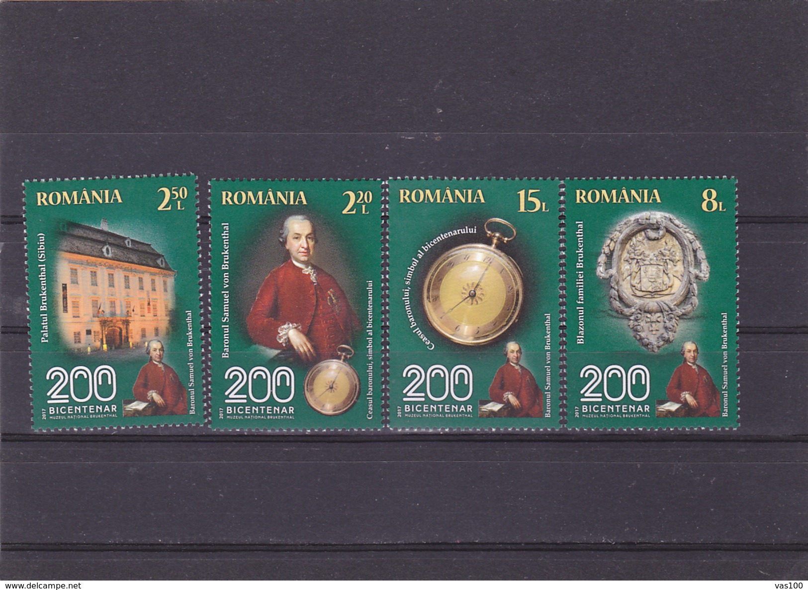 MUSEUM BRUKENTAL SIBIU, FULL SET , 2017, MNH,ROMANIA. - Unused Stamps